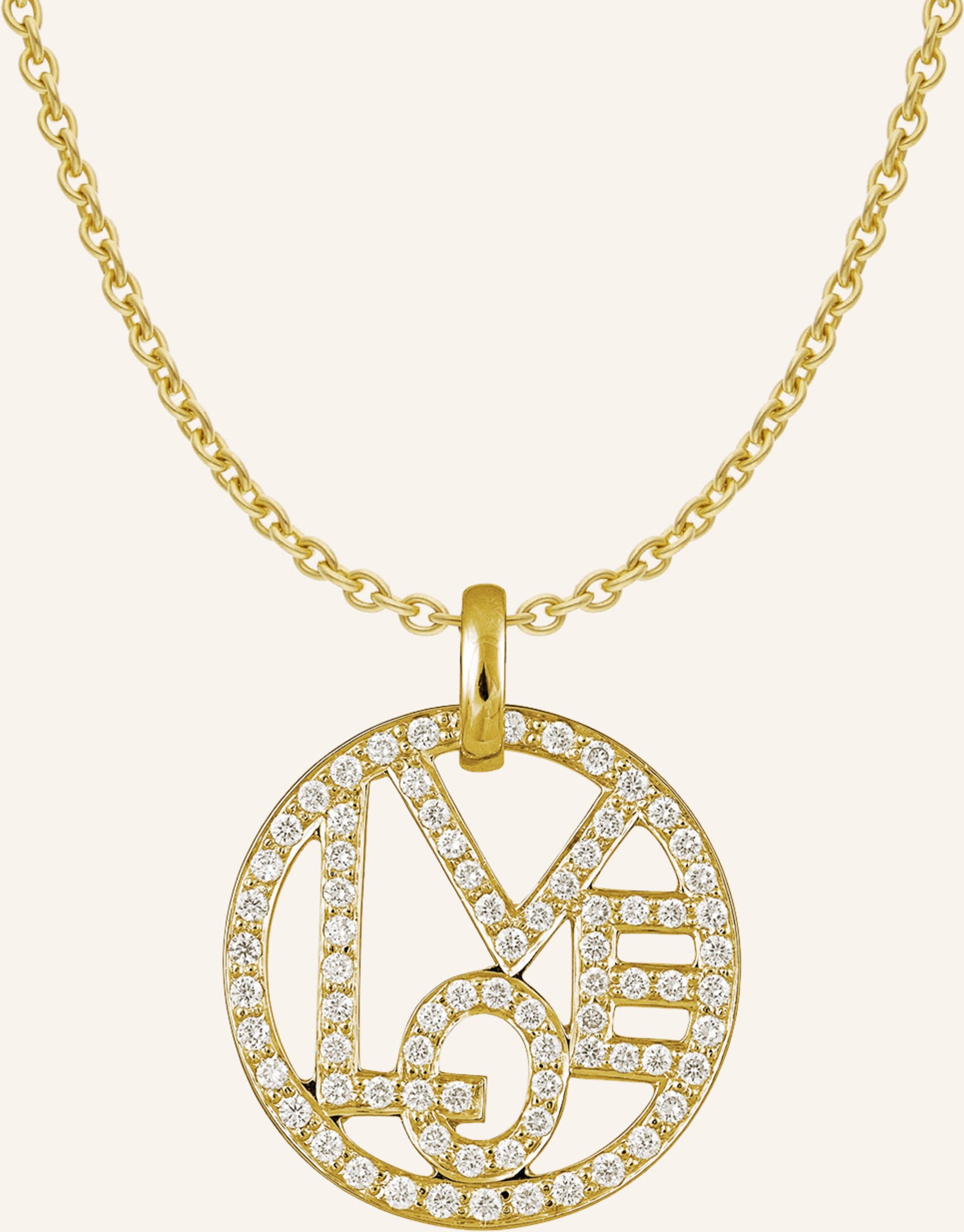 Cada Kette Small Love gold