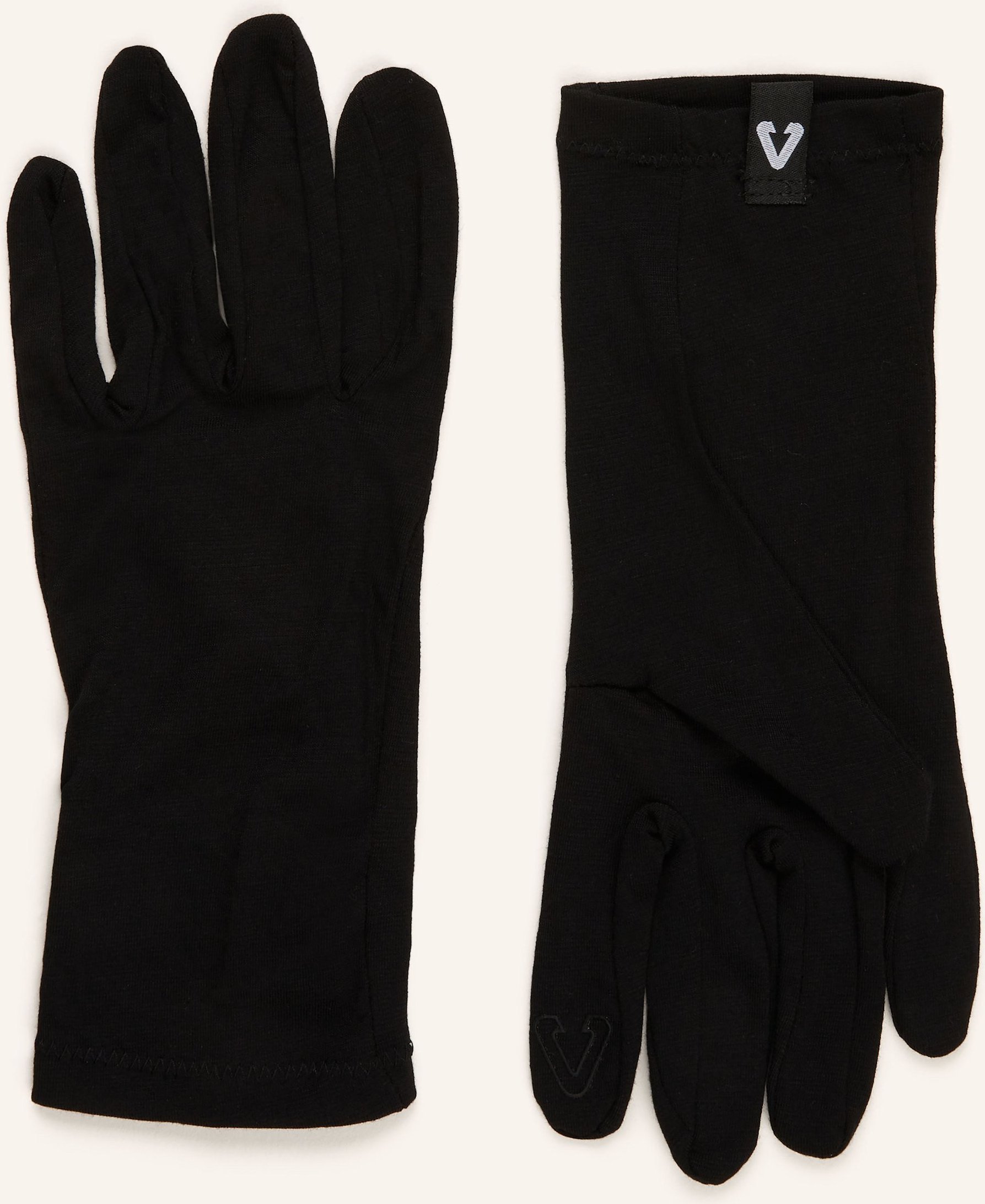 Thumbnail - P.A.C. Multisport-Handschuhe Mit Merinowolle Und Touchscreen-Funktion schwarz
