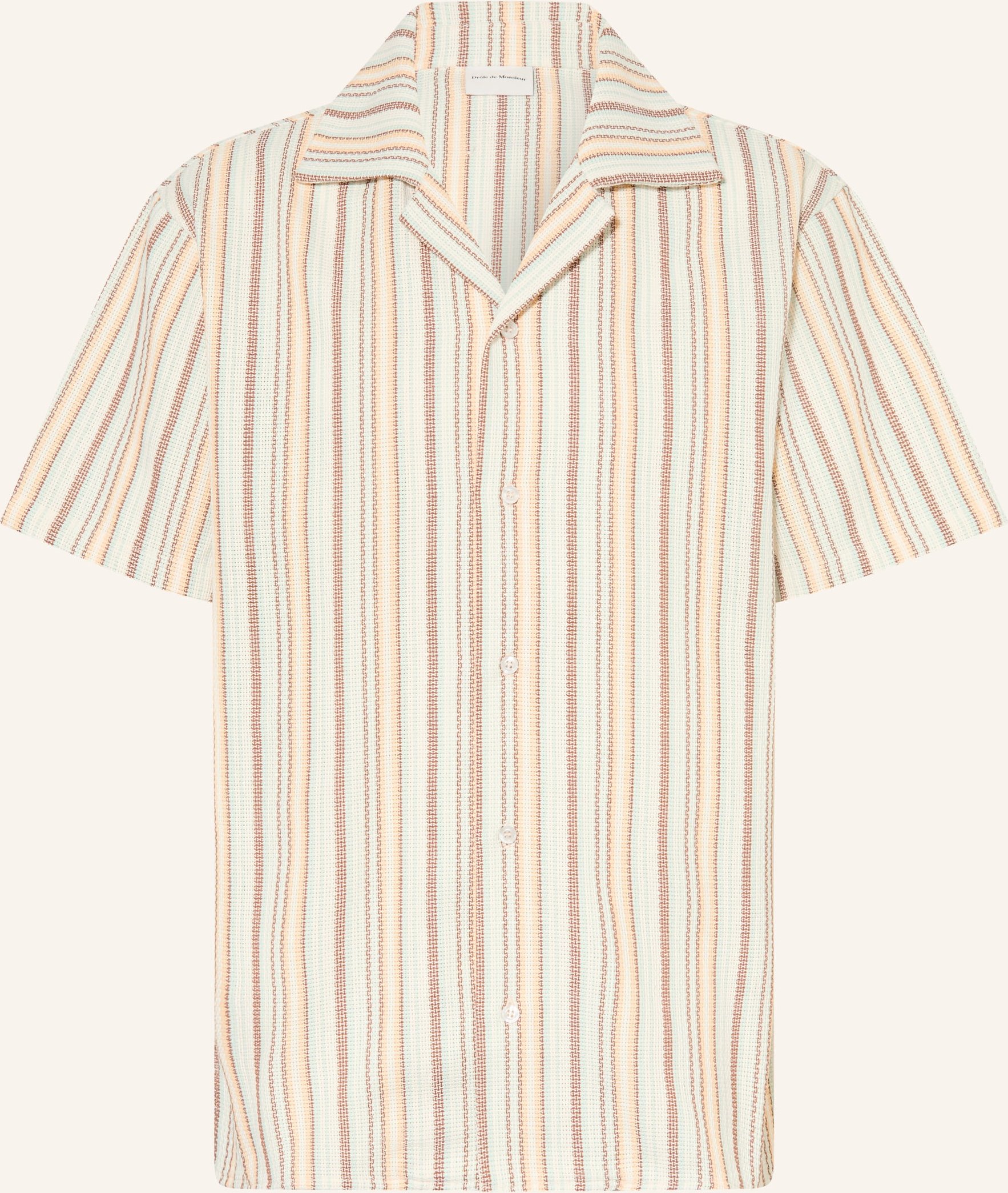 Drôle De Monsieur Resorthemd Comfort Fit beige