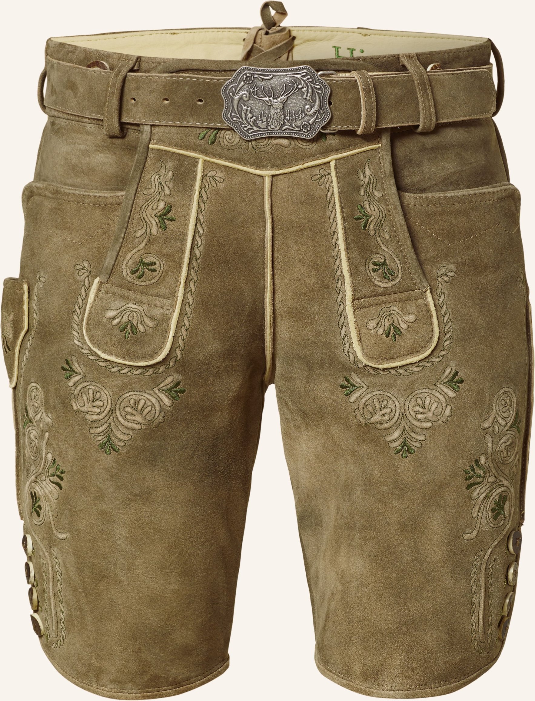 Hirscher Trachten-Lederhose Prien grau