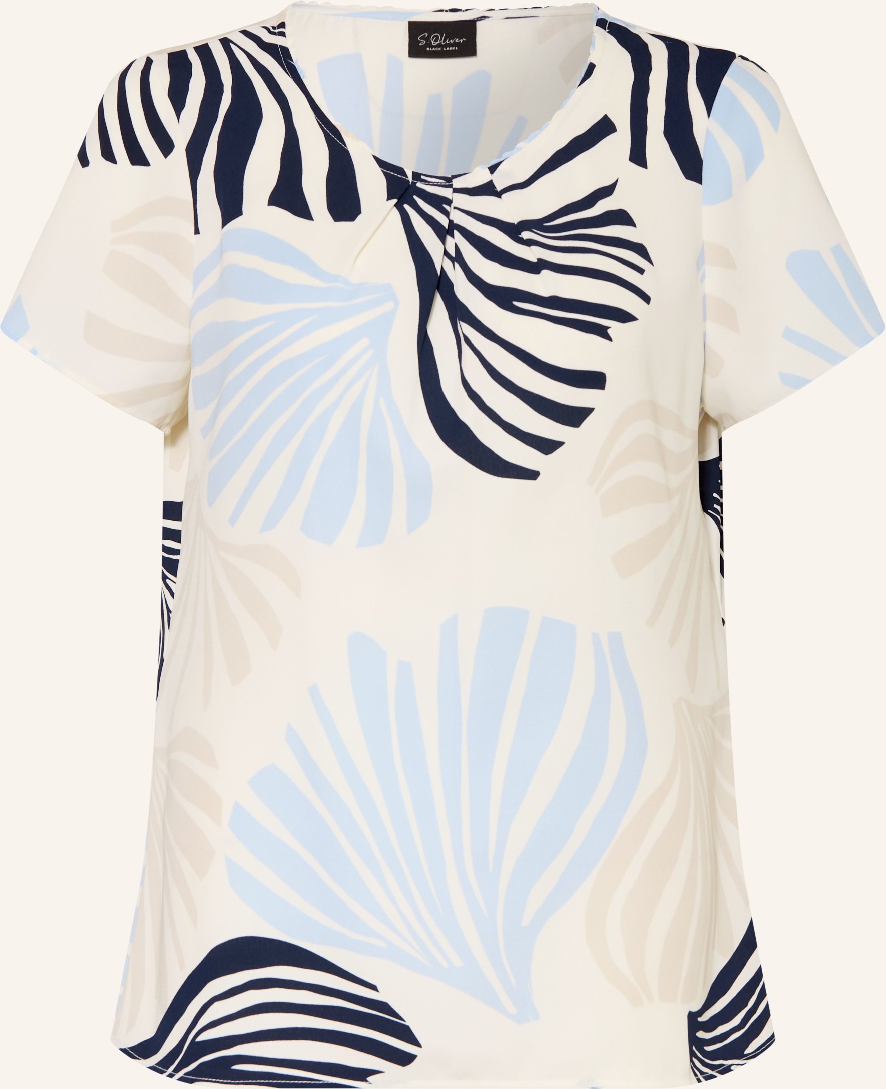 Thumbnail - S.Oliver Black Label Blusenshirt blau