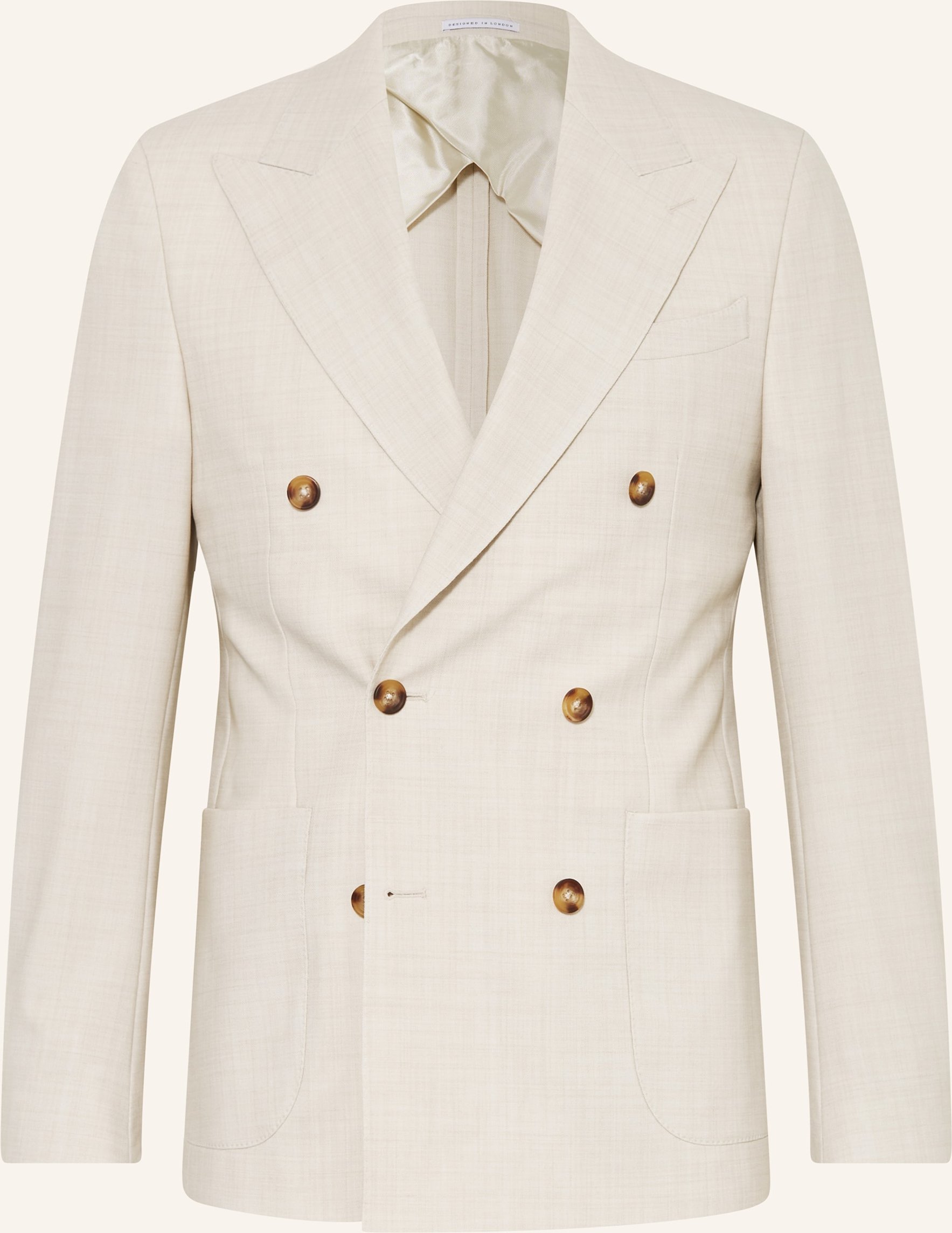 Reiss Anzugsakko Belmont Extra Slim Fit beige