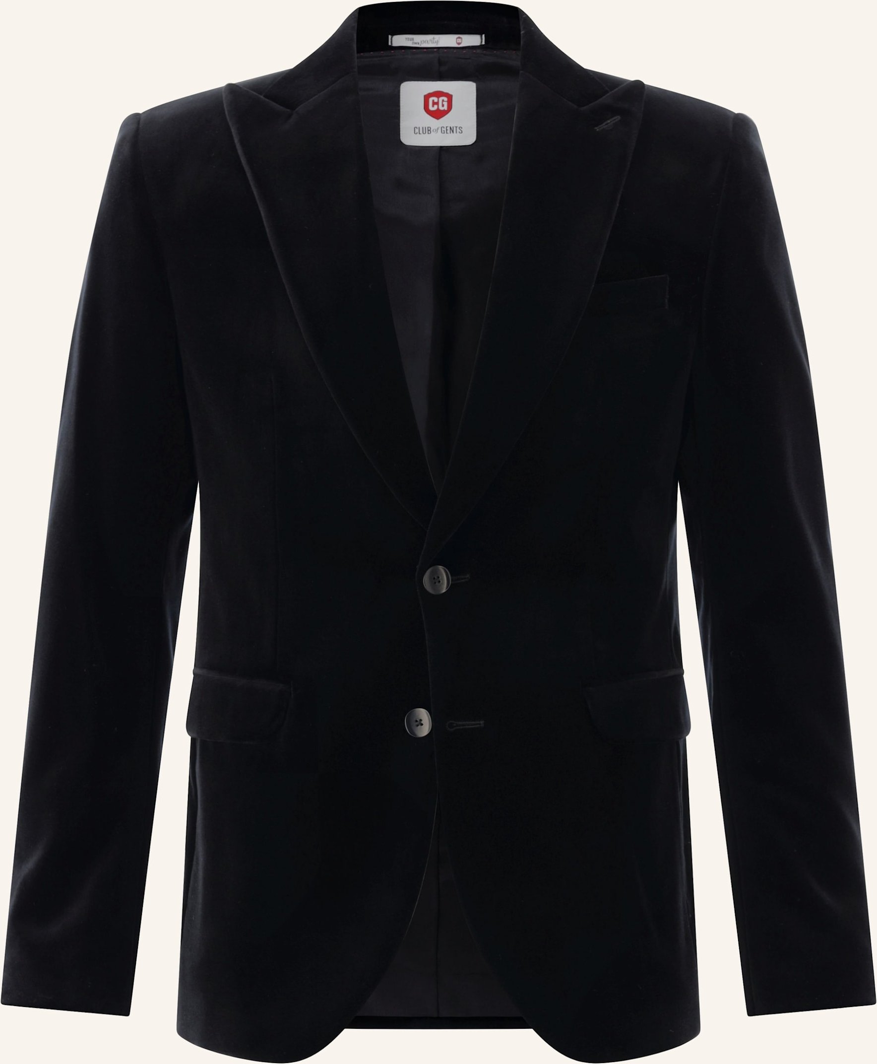 Cg - Club Of Gents Sakko Cg Prince Sv Slim Fit schwarz