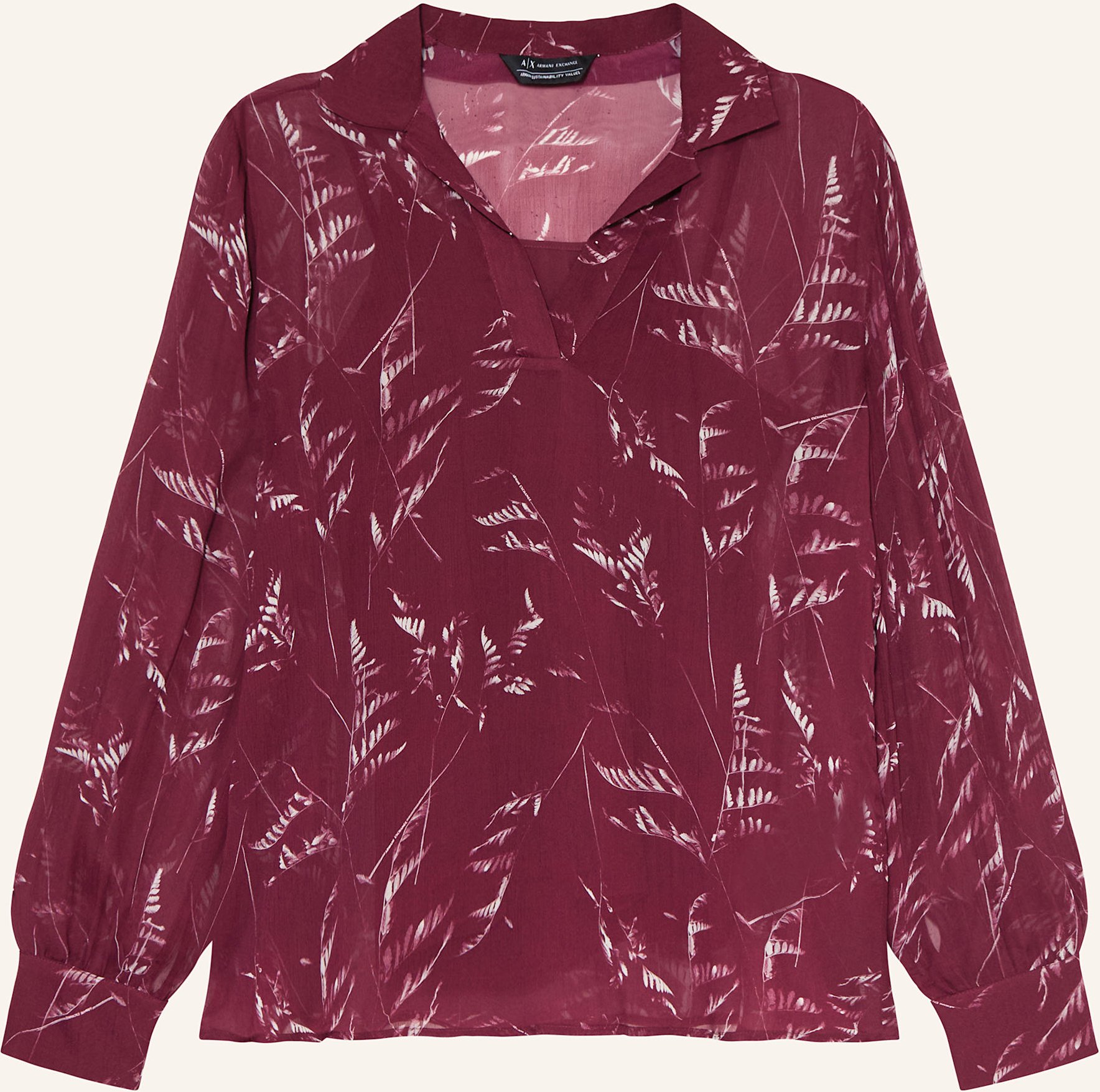 Thumbnail - Armani Exchange Blusenshirt rot