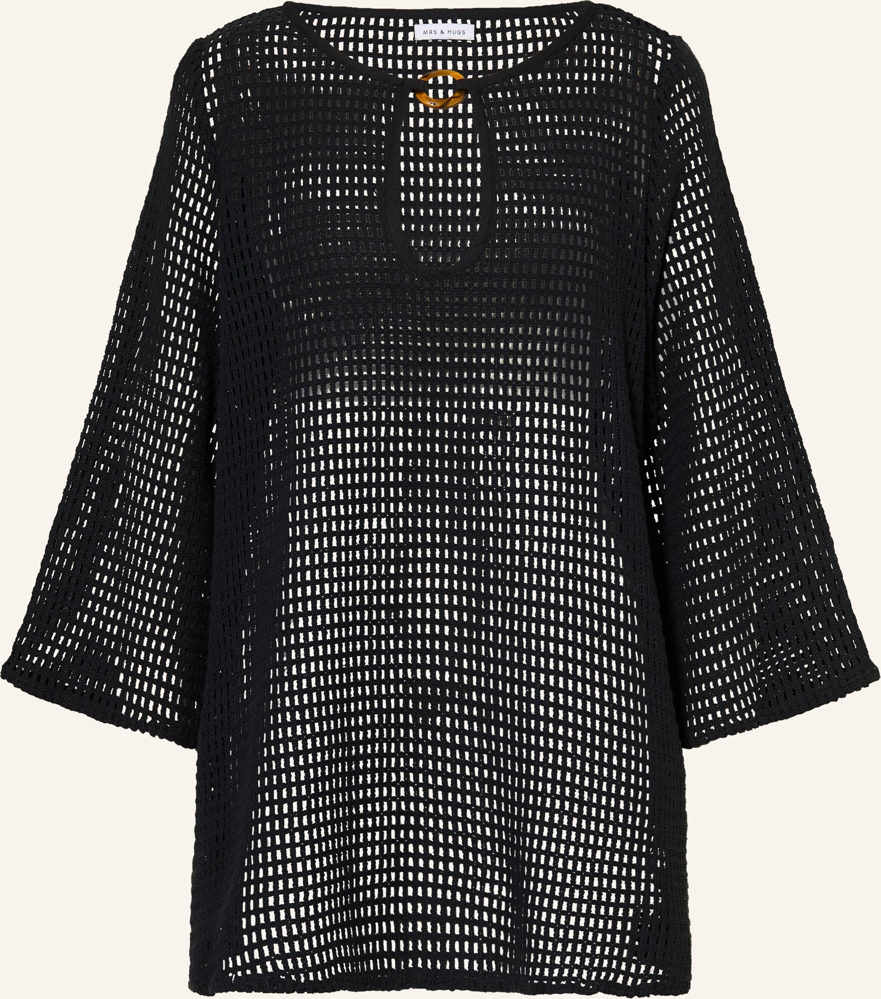 Mrs & Hugs Strandkleid schwarz