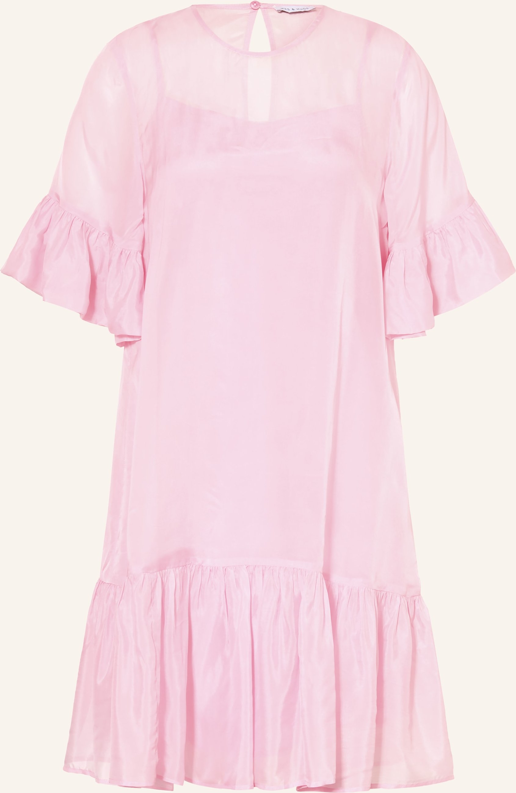 Mrs & Hugs Kleid Mit Rüschen pink