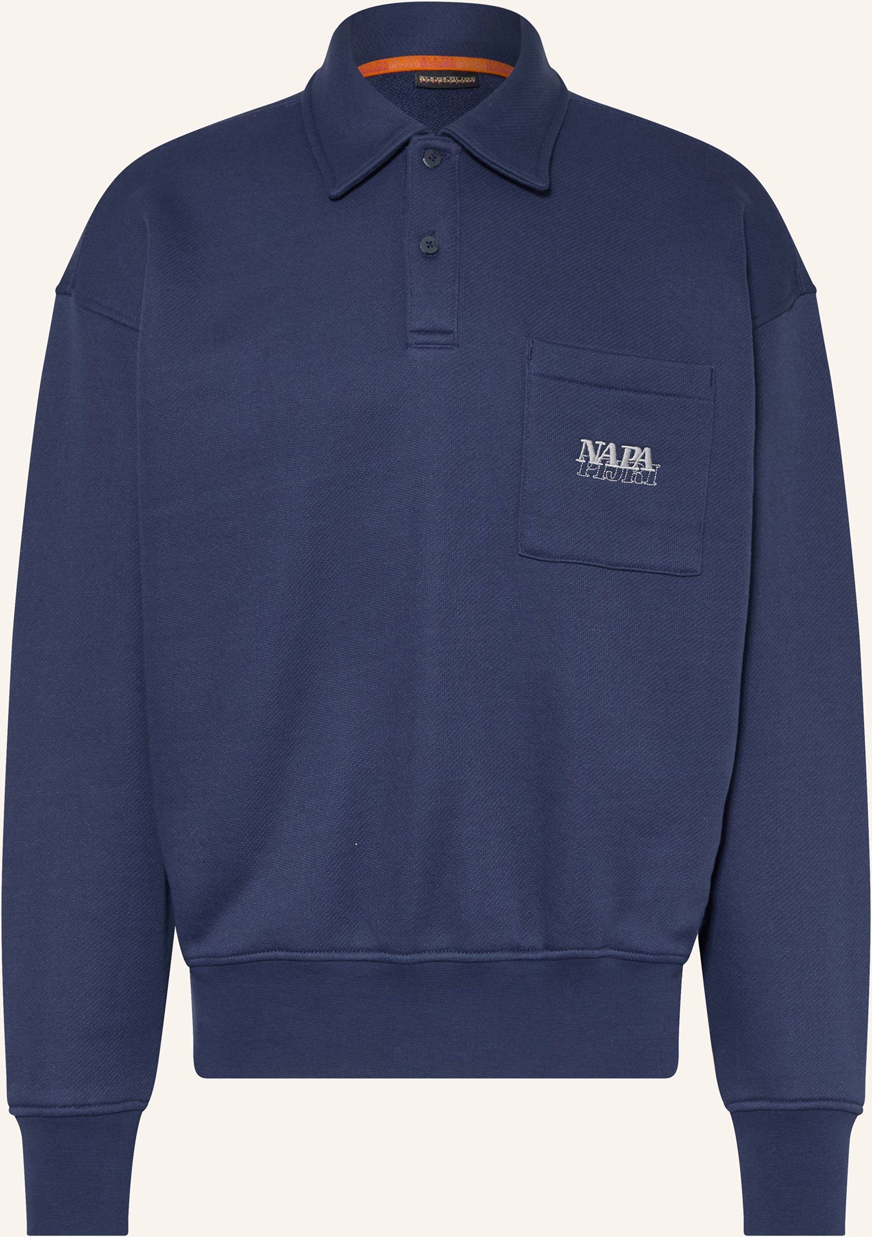 Napapijri Jersey-Poloshirt Mirrat blau