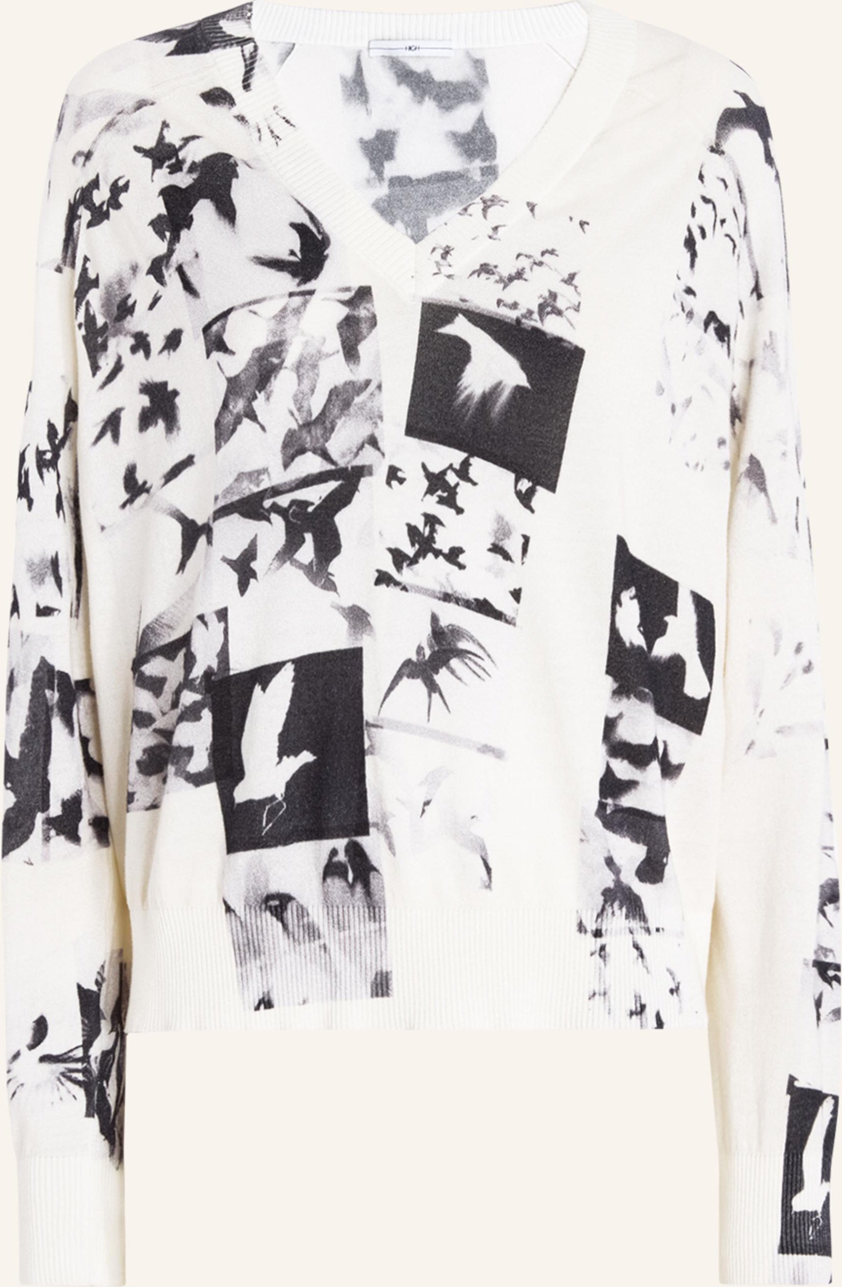 High Pullover Chirpy weiss