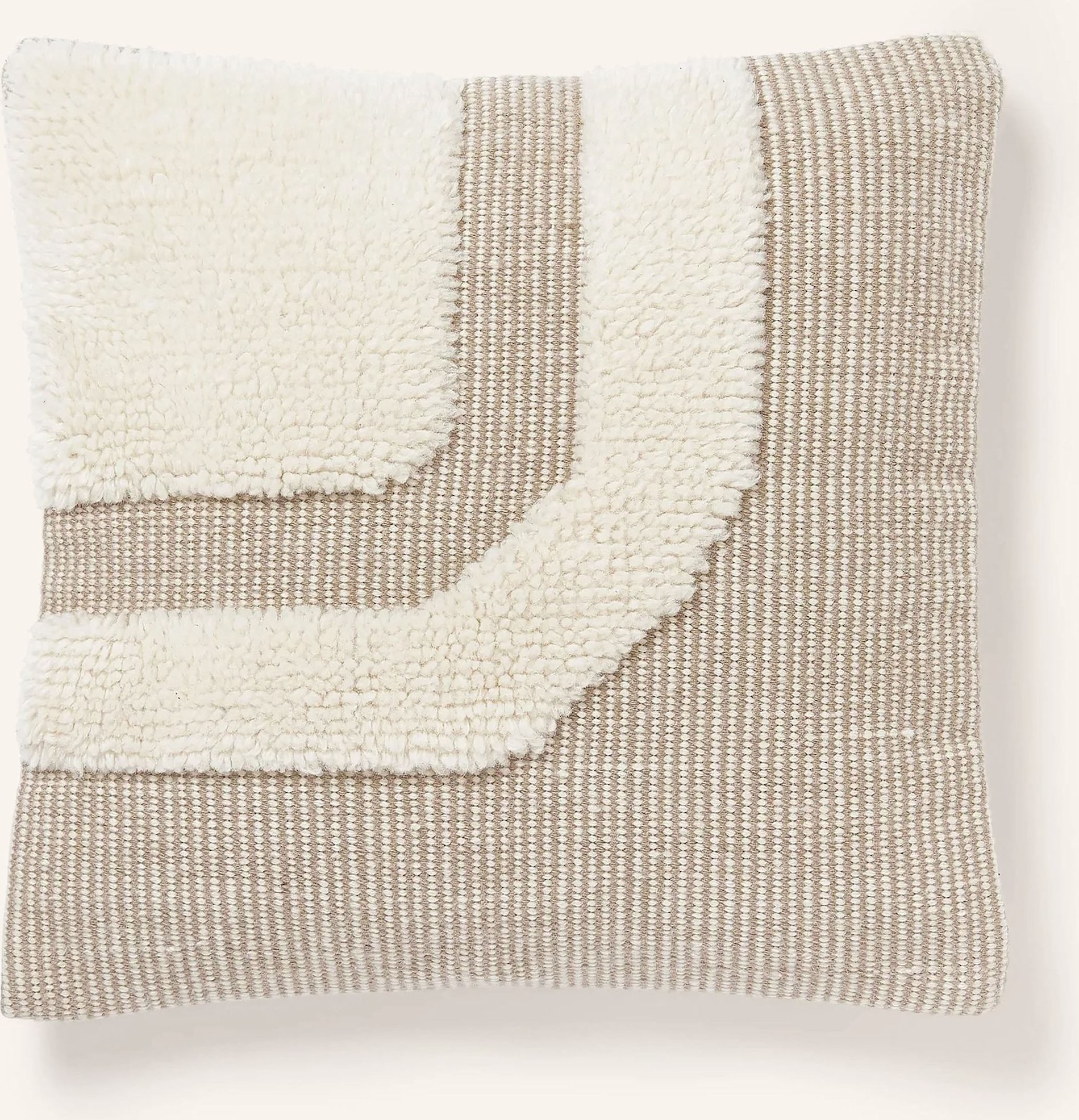 Westwing Collection Dekokissenhülle Laine beige