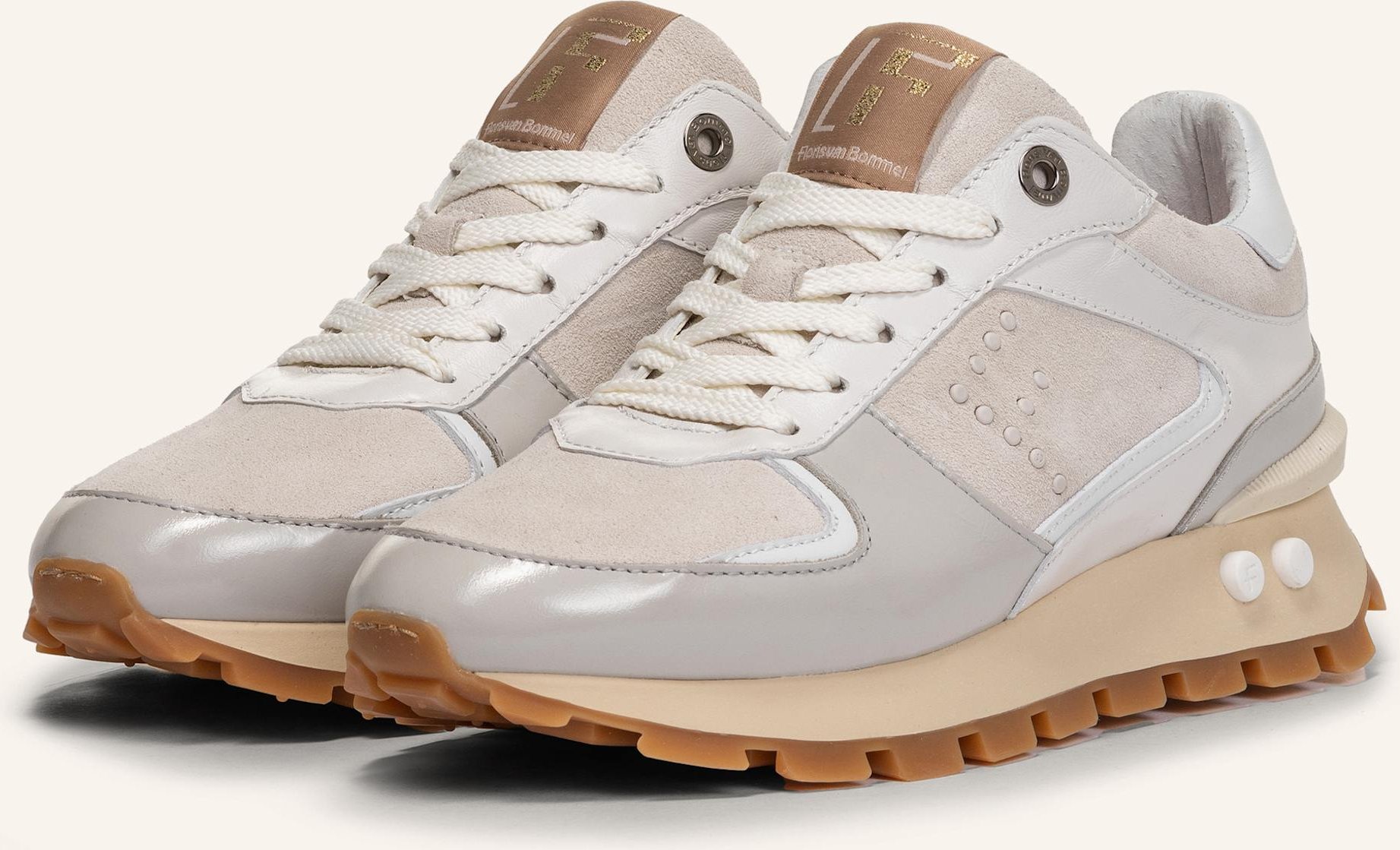 Floris Van Bommel Sneaker Blokki 05 beige