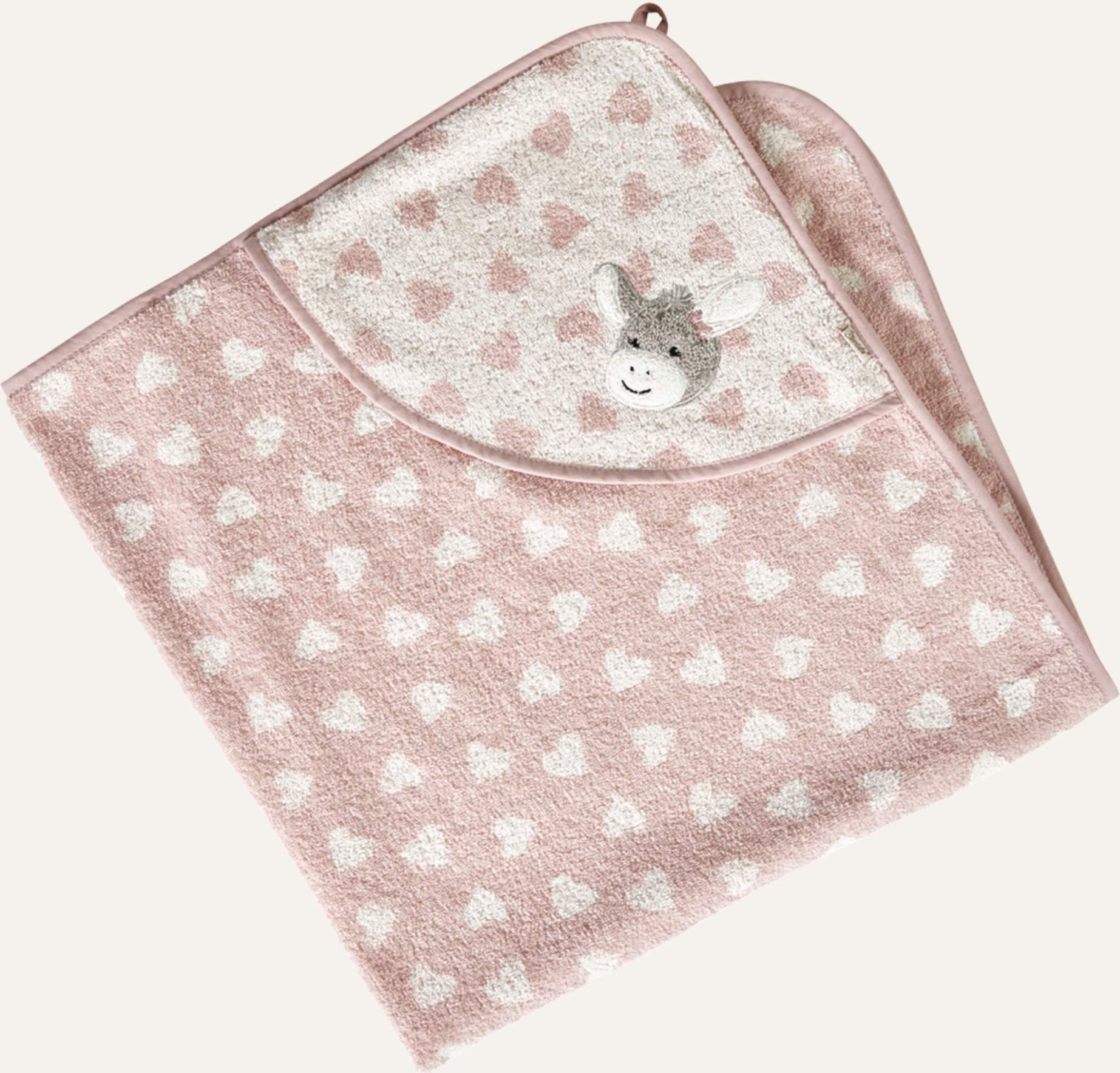 Sterntaler Kapuzenbadetuch 100 X 100 Cm Emmi Girl pink