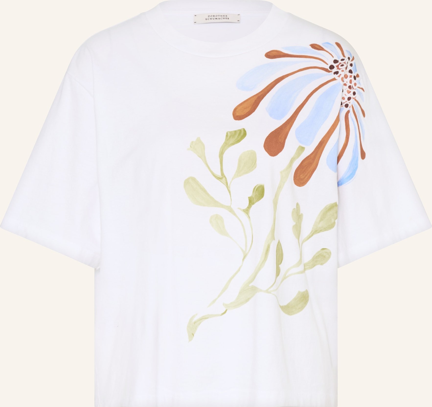 Dorothee Schumacher T-Shirt Daydream Flower weiss