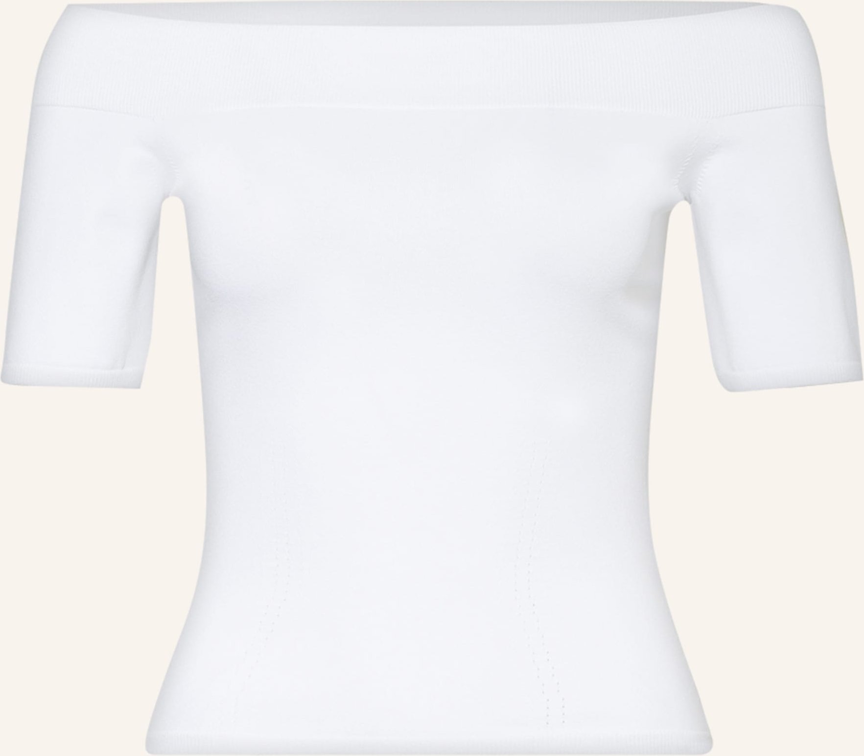 Mcqueen Strick-Shirt weiss