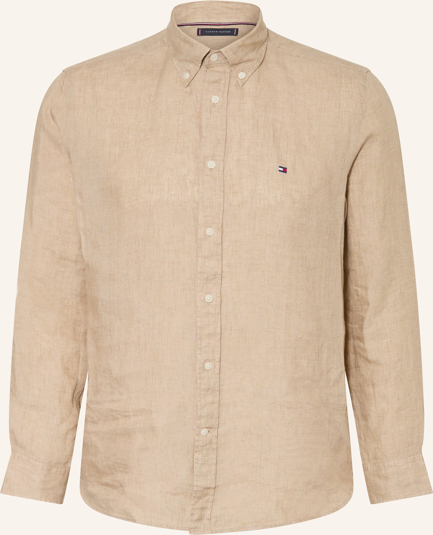 Thumbnail - Tommy Hilfiger Leinenhemd Regular Fit grau