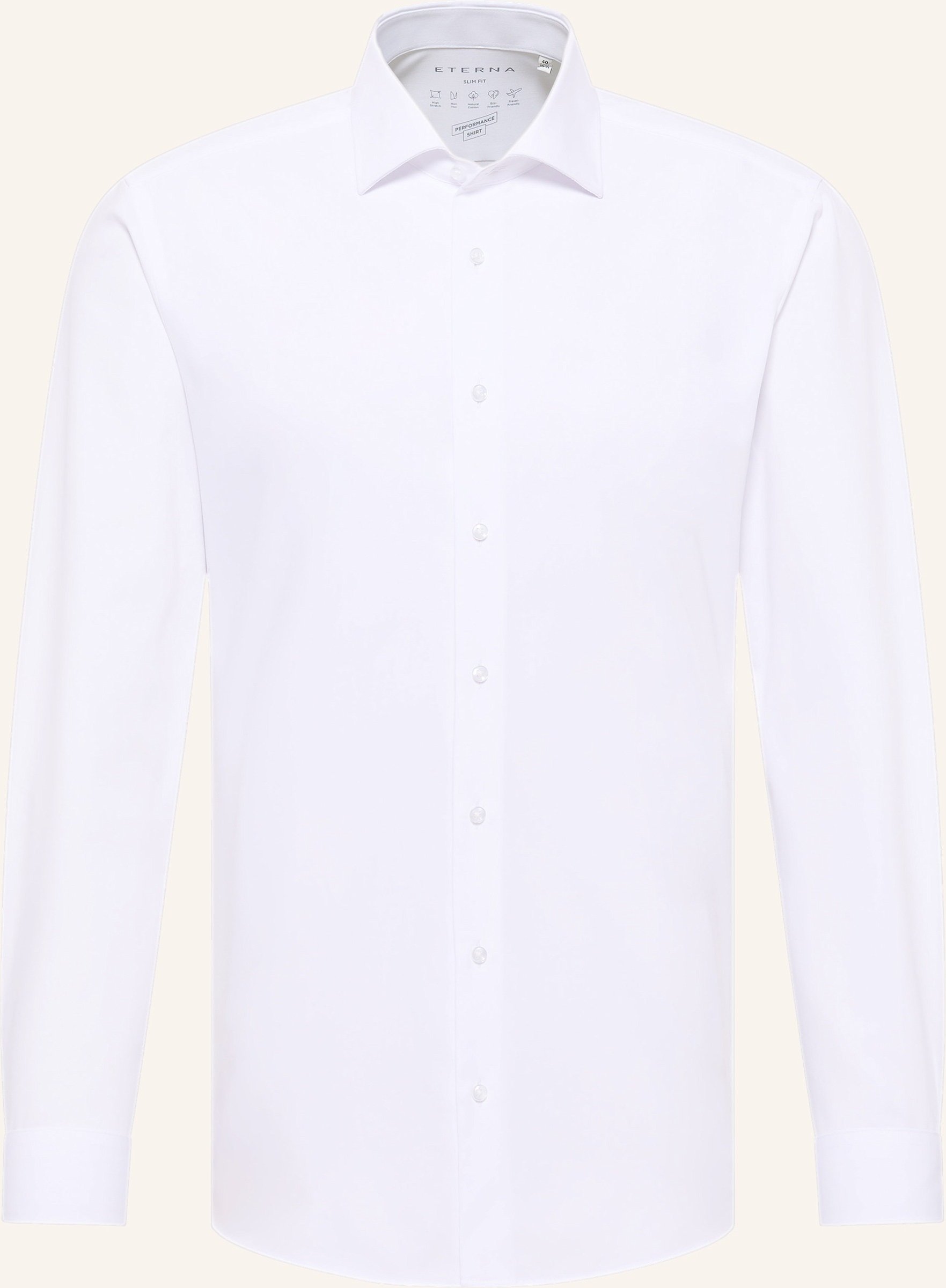 Eterna Hemd Slim Fit weiss