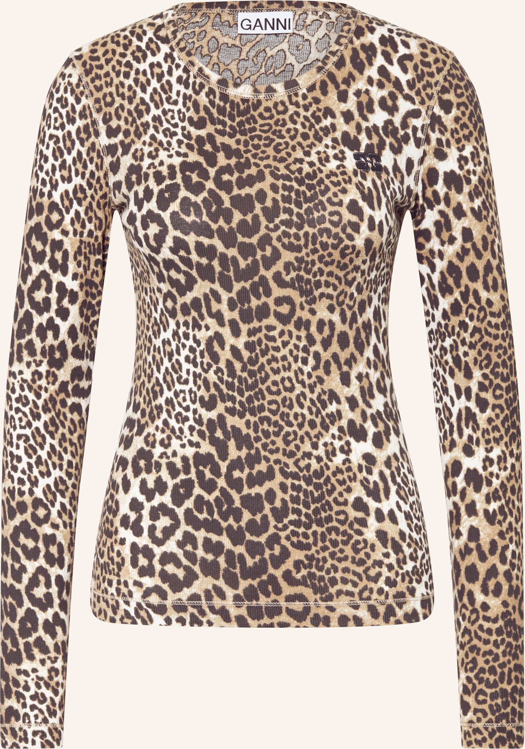 Ganni Longsleeve braun