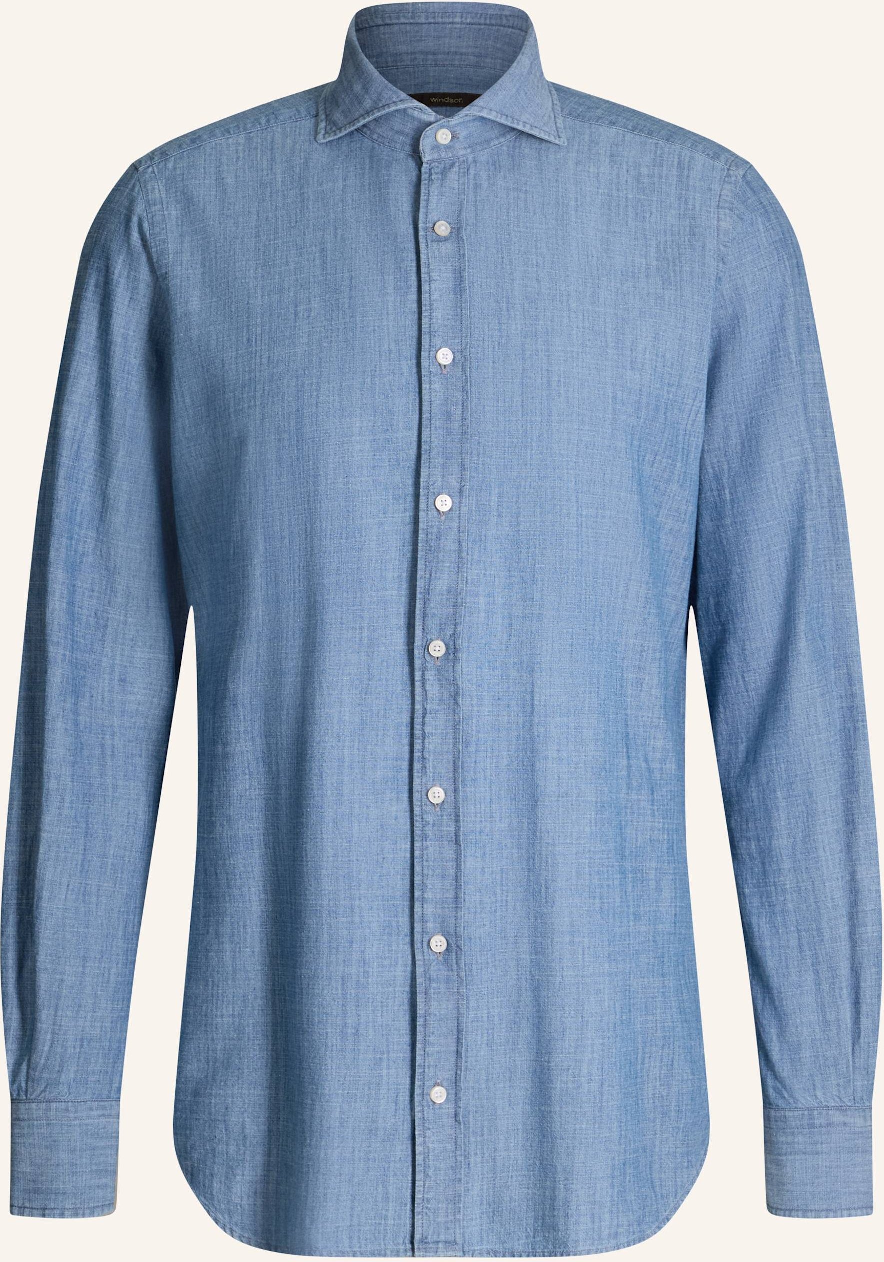 Windsor. Hemd blau