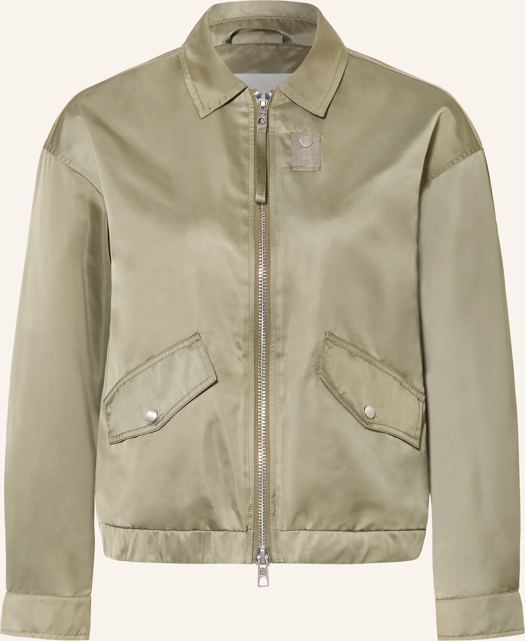 Iq Studio Satinblouson gruen