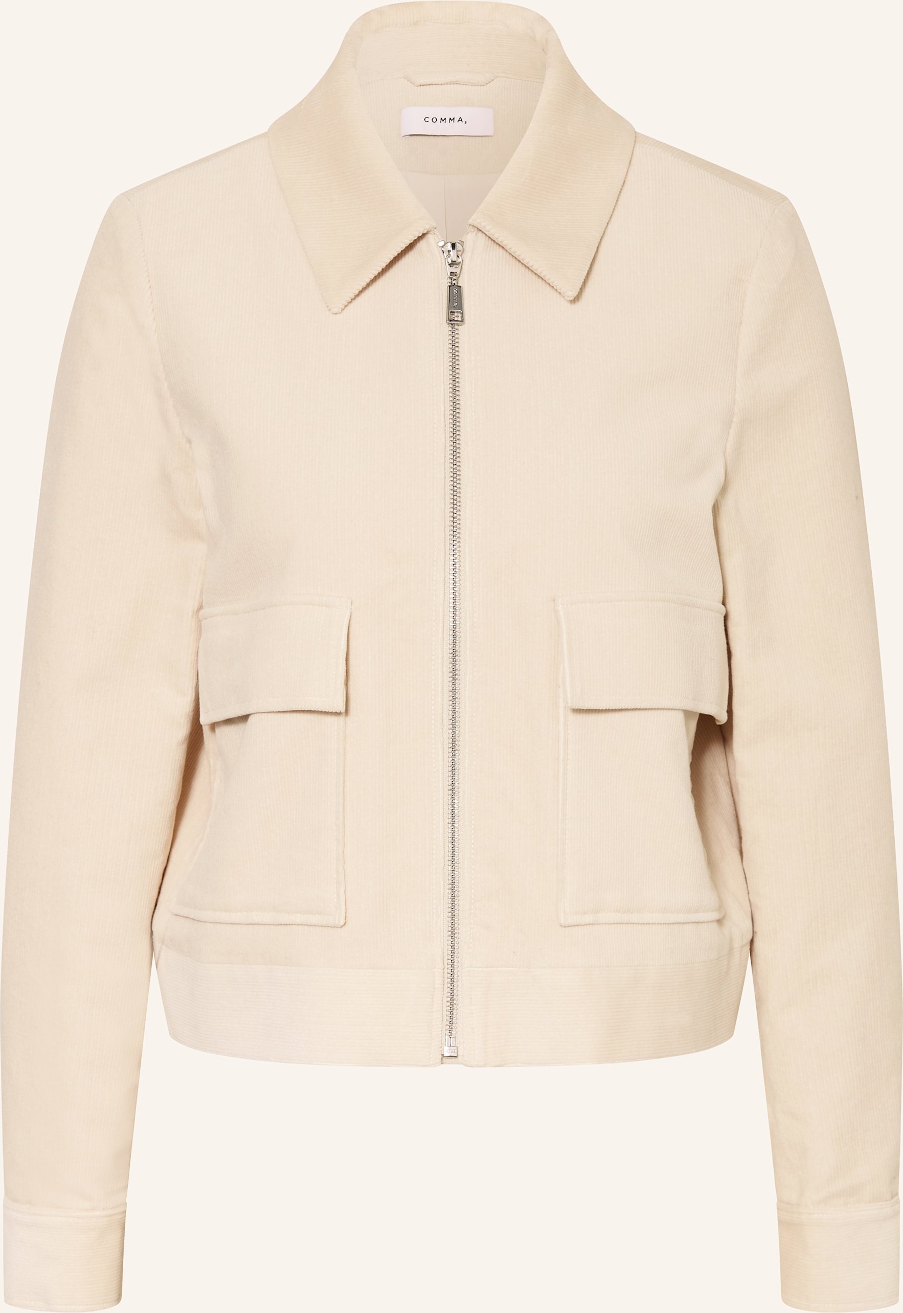 Comma Cordjacke beige
