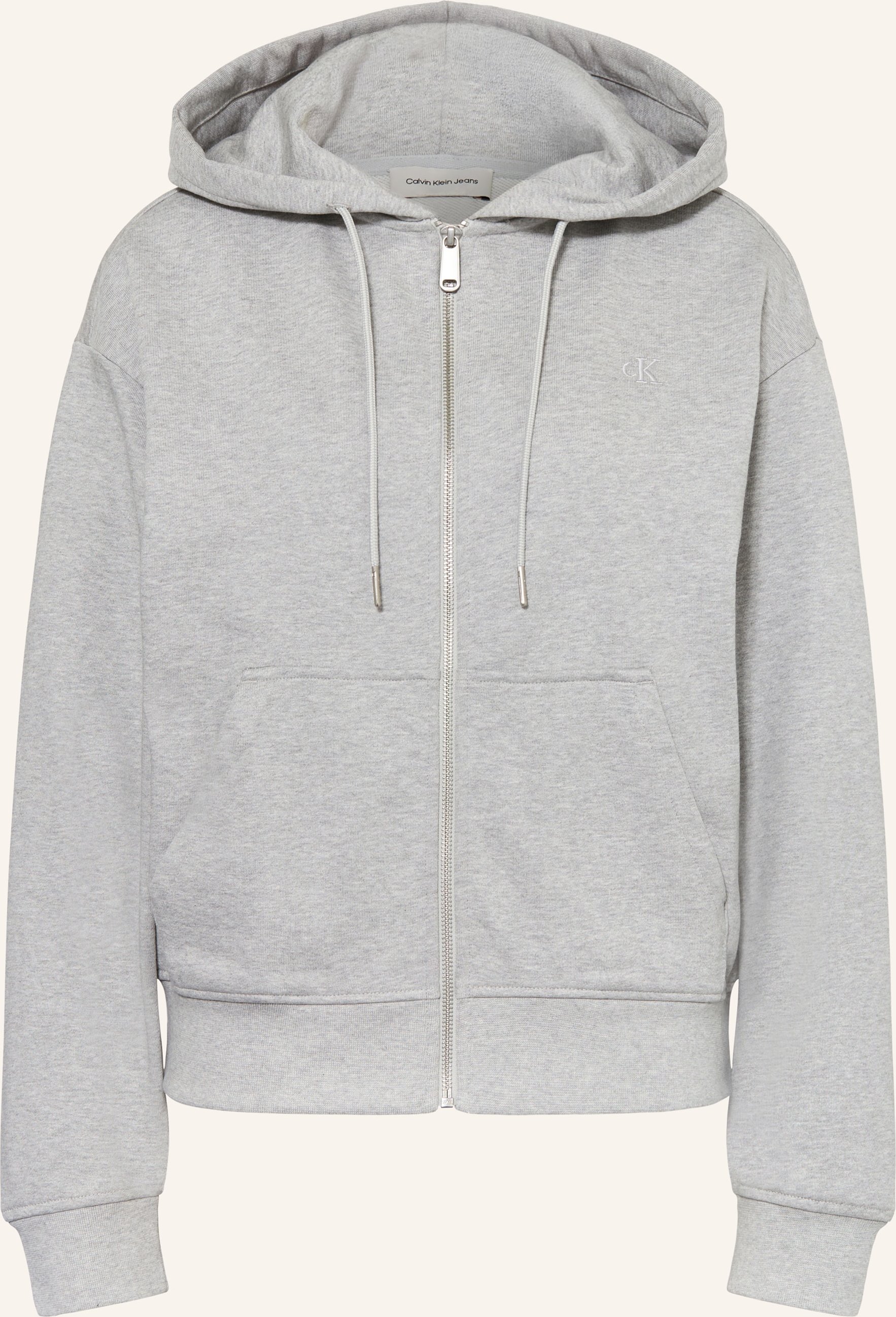 Thumbnail - Calvin Klein Jeans Sweatjacke grau