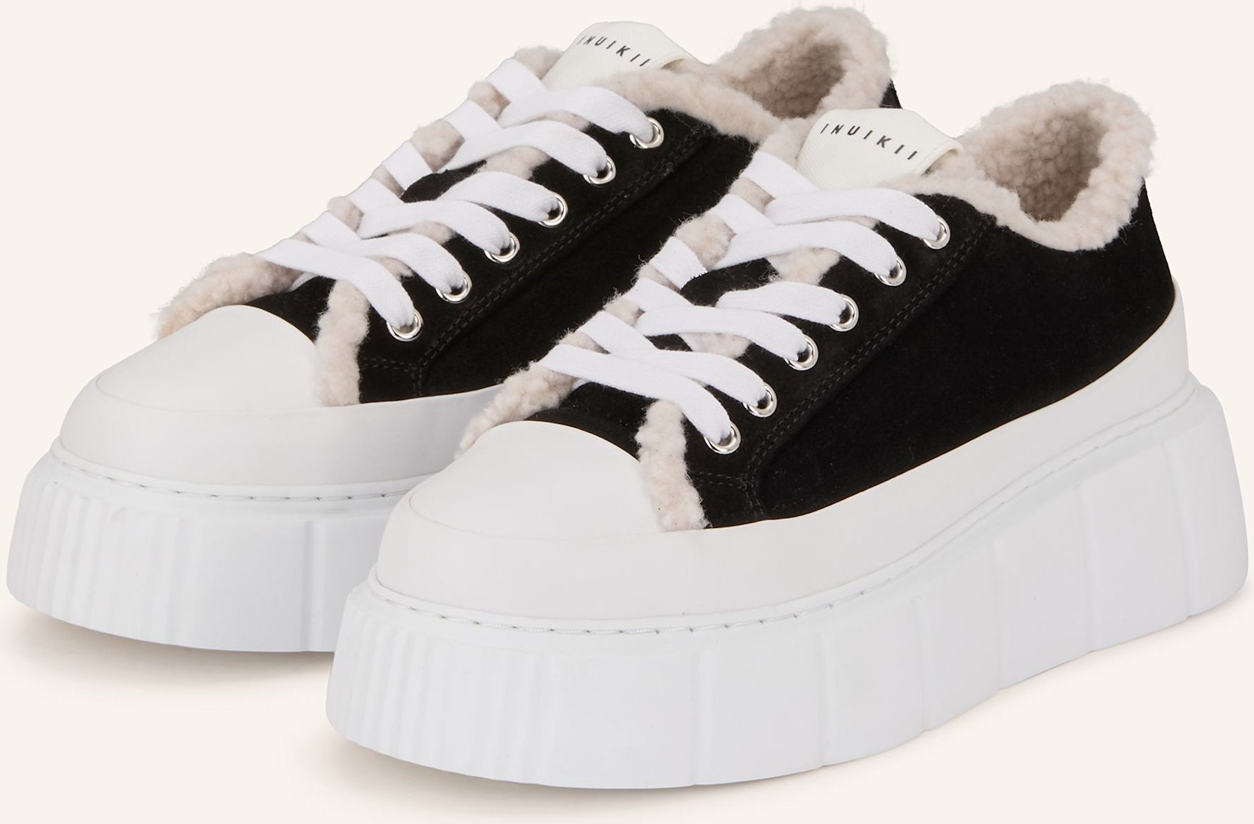 Thumbnail - Inuikii Sneaker Matilda Curly schwarz