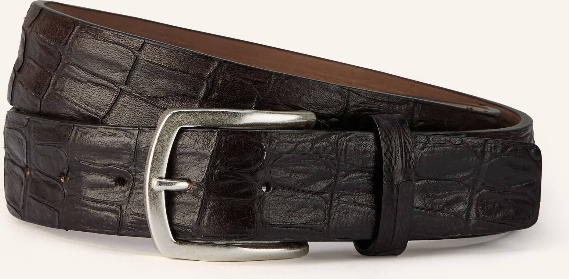 Reptile's House Ledergürtel Timor braun