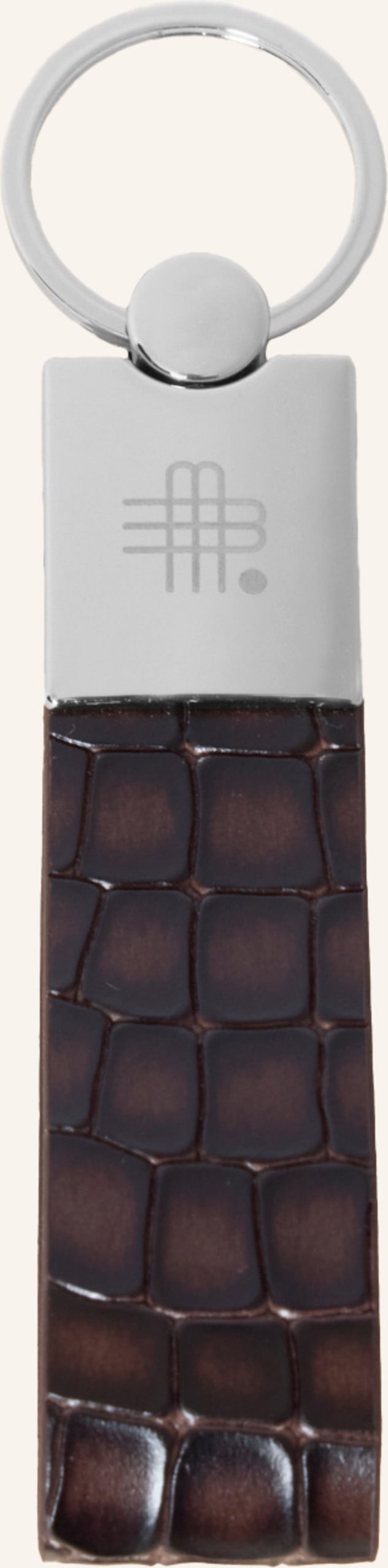 Gebauer & Gebauer Schlüsselanhänger Secret braun