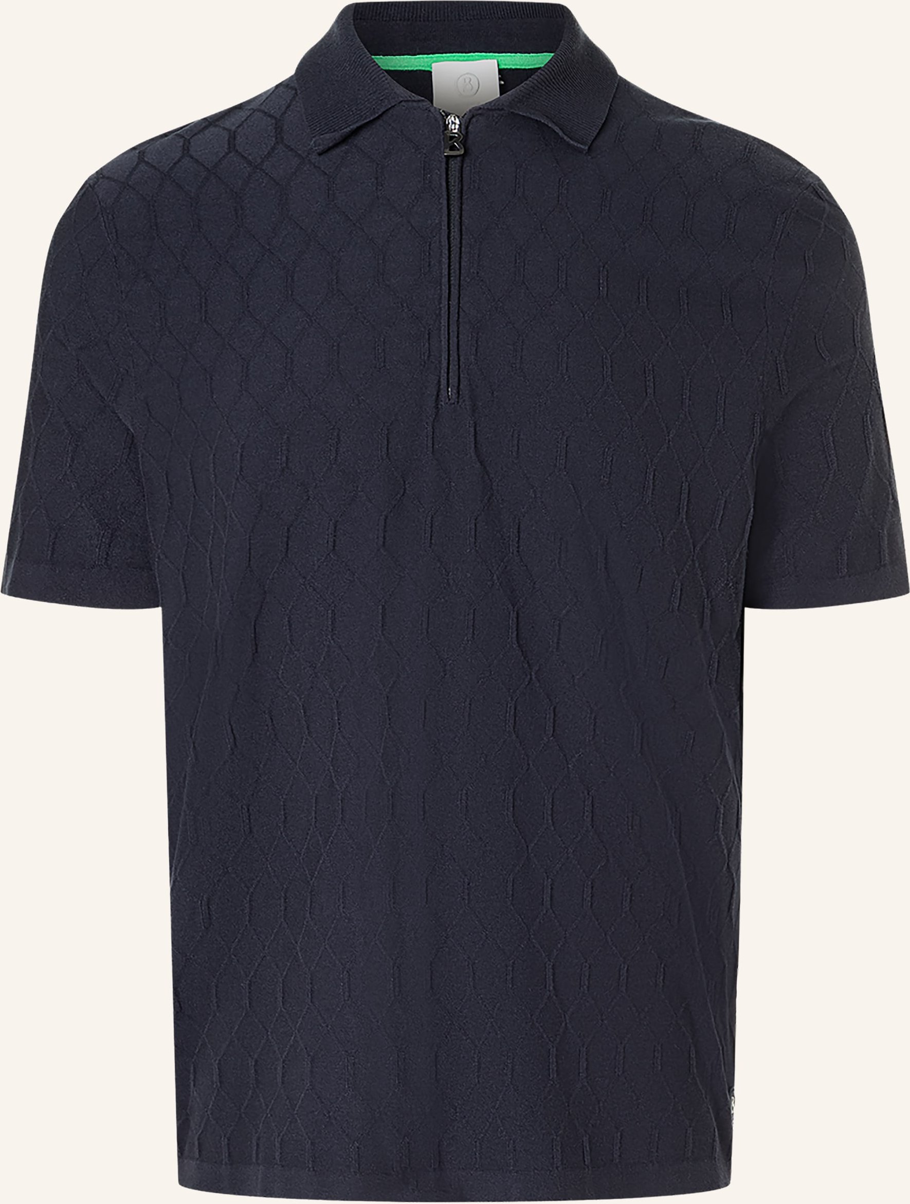 Bogner Strick-Poloshirt Maxim blau