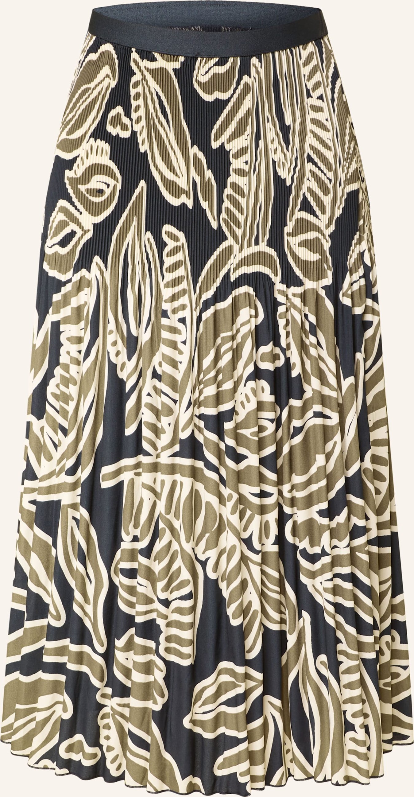 Opus Rock Ribane Tropical Mit Plissees gruen