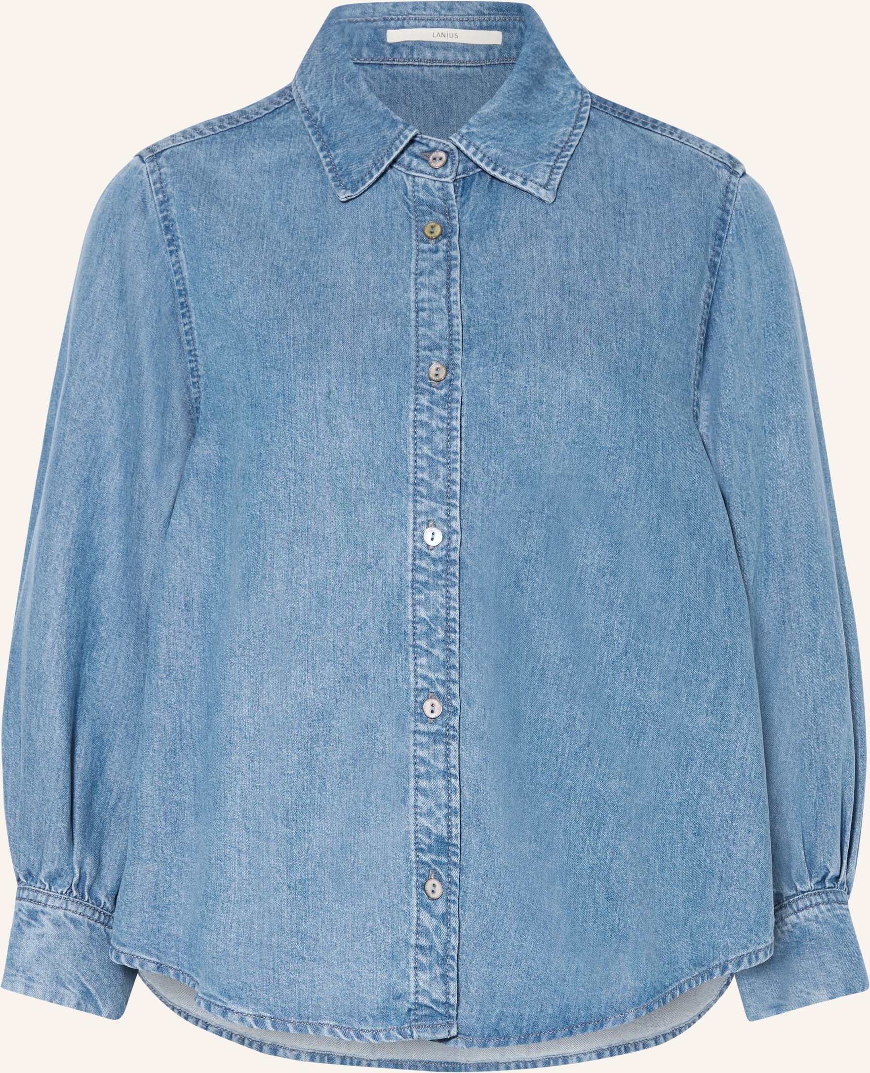 Lanius Jeansbluse blau
