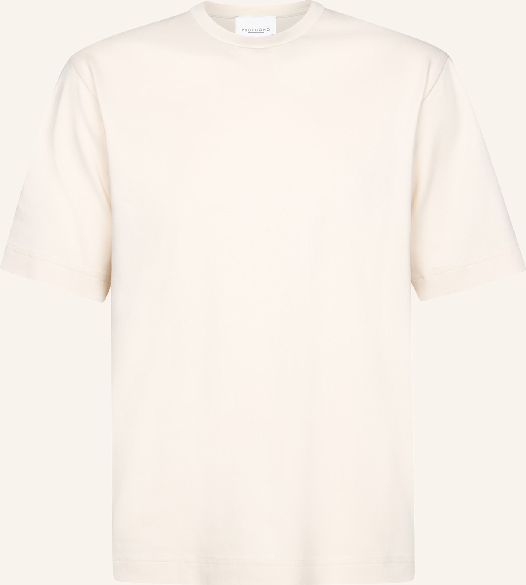 Profuomo T-Shirt Kurzarm weiss