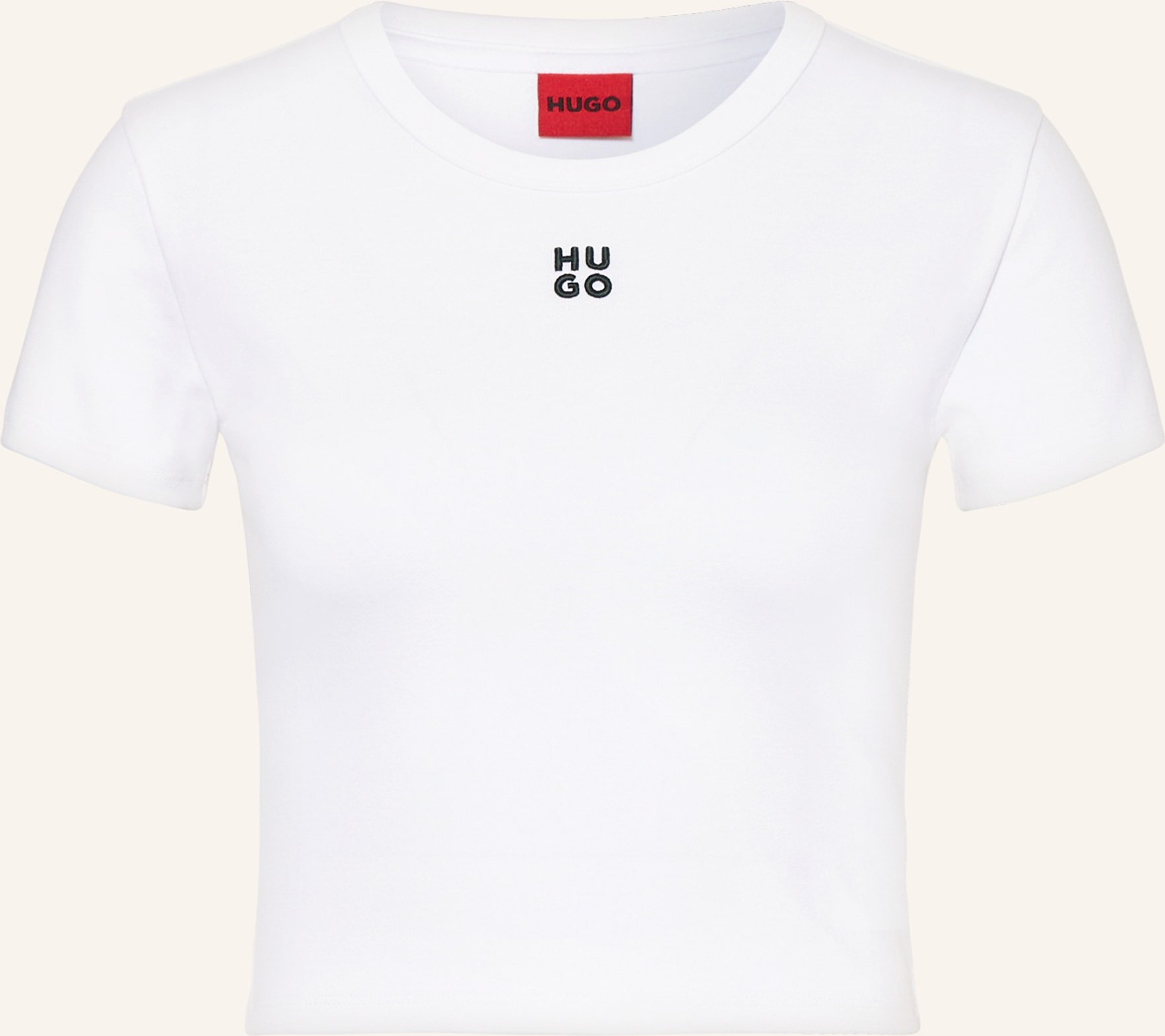 Hugo Cropped-Shirt Delanor weiss