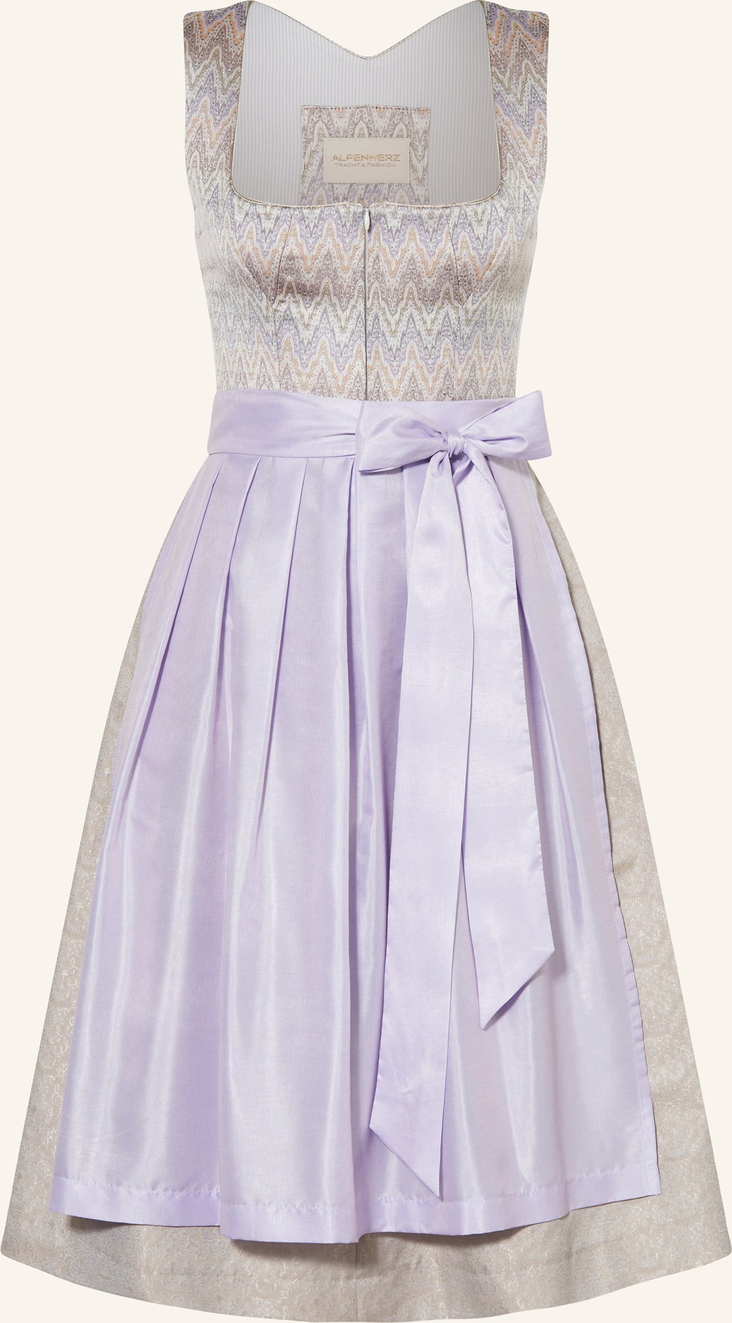 Thumbnail - Alpenherz Dirndl Pippa Mit Glitzergarn lila