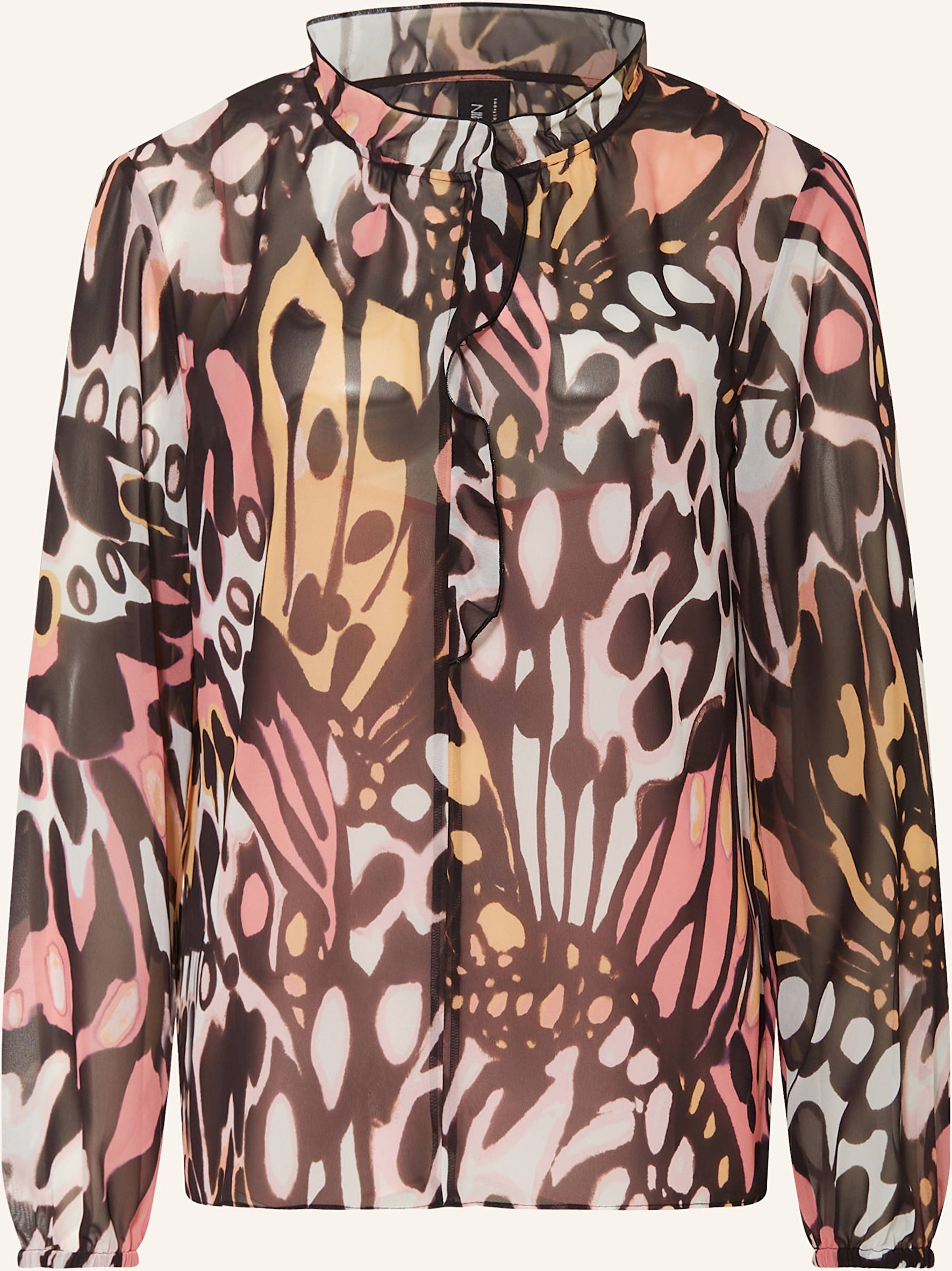 Thumbnail - Marc Cain Blusenshirt Mit Volants schwarz