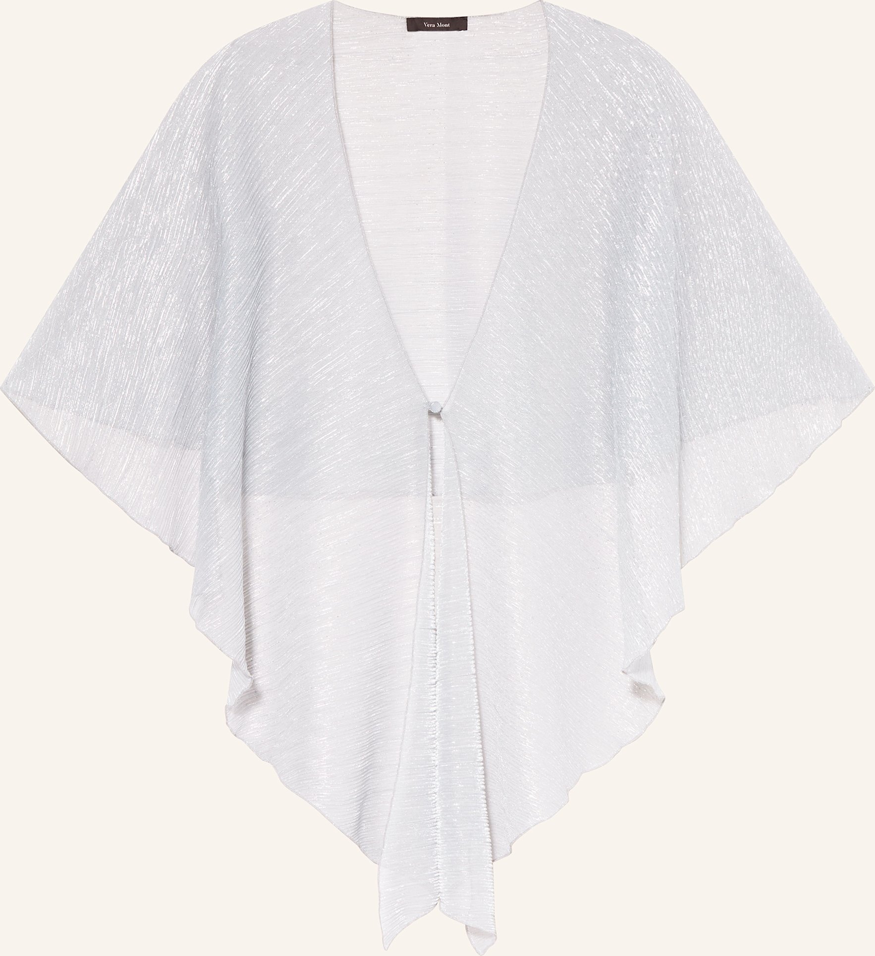 Vera Mont Stola Mit Glitzergarn silber