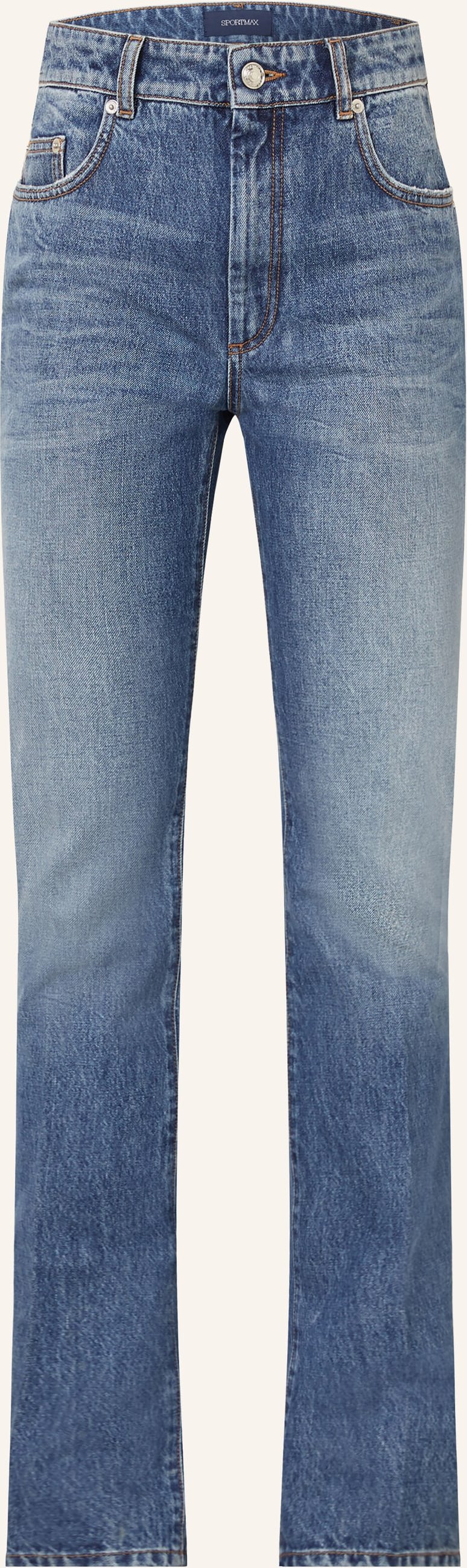 Sportmax Bootcut Jeans Spduditore Slim Fit blau