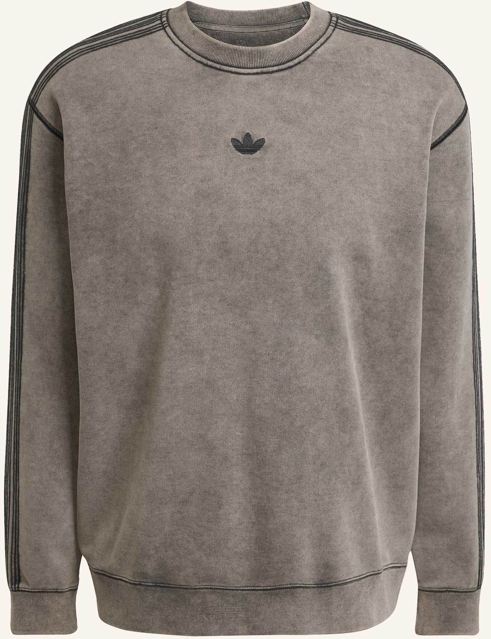 Thumbnail - Adidas Originals Premium Essentials Retro Washed Sweatshirt Mit Rundhalsausschnitt schwarz