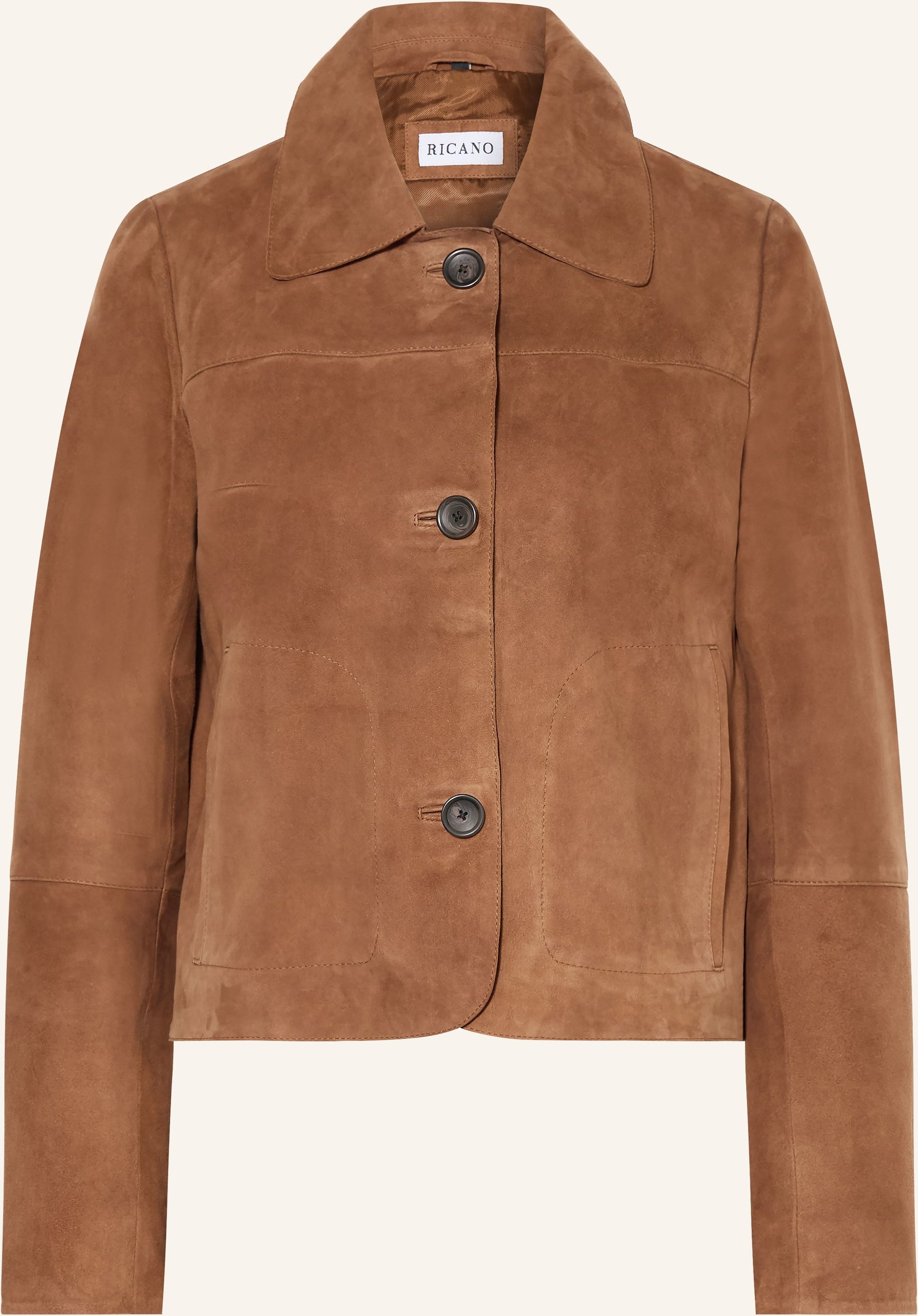 Ricano Lederjacke Jeena braun