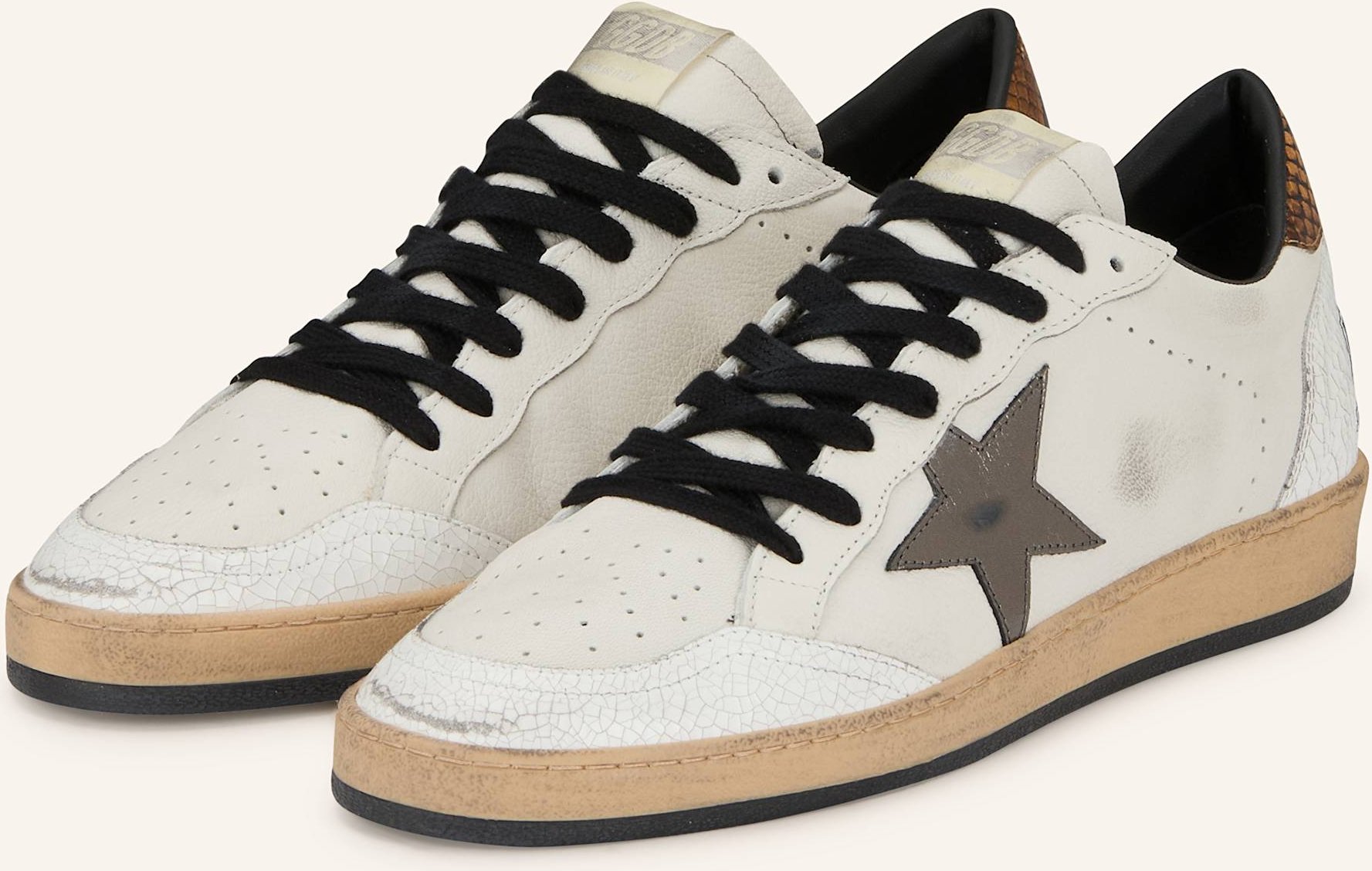 Golden Goose Sneaker Ball Star weiss