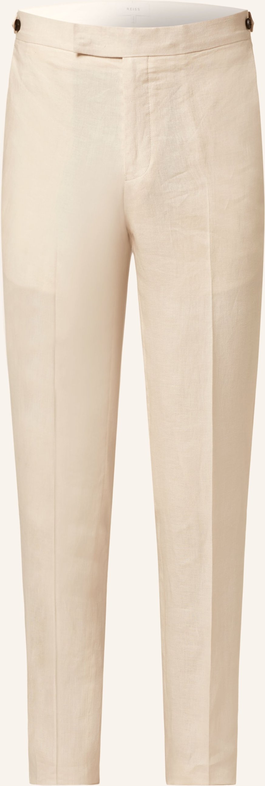 Reiss Anzughose Kin Slim Fit Aus Leinen beige