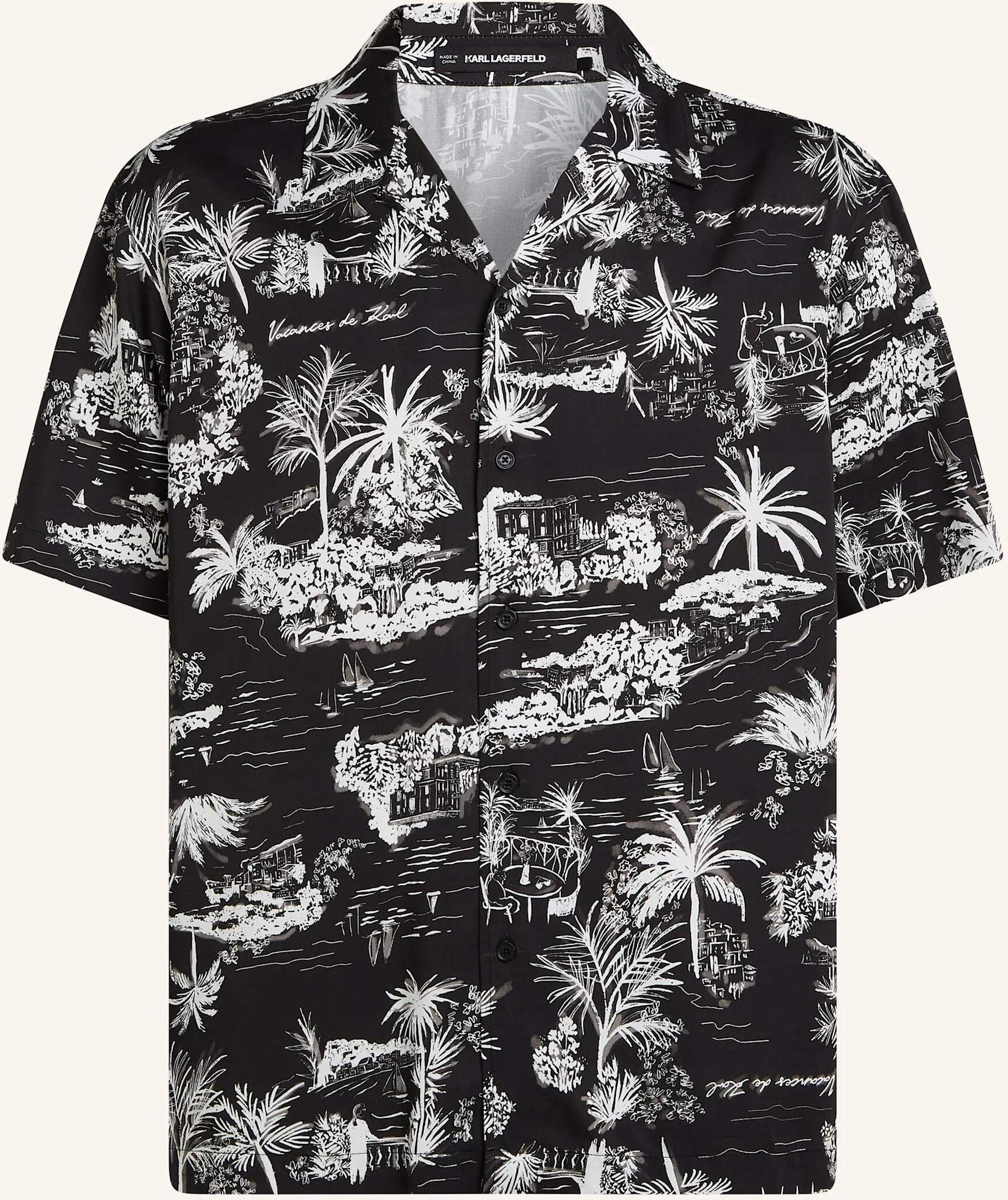 Karl Lagerfeld Hemd schwarz