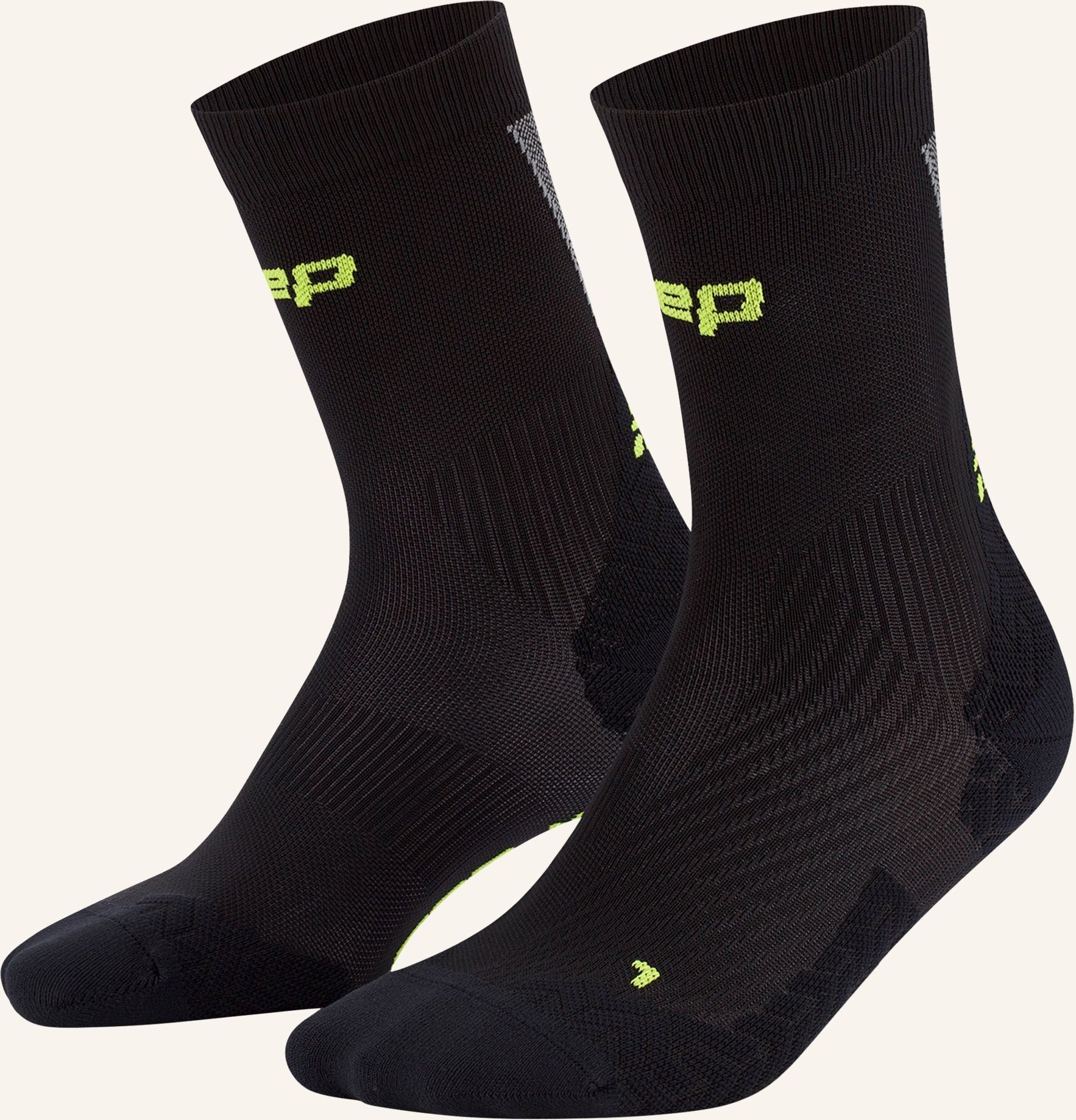 Thumbnail - Cep Laufsocken Core Run Utralight Mid Cut schwarz