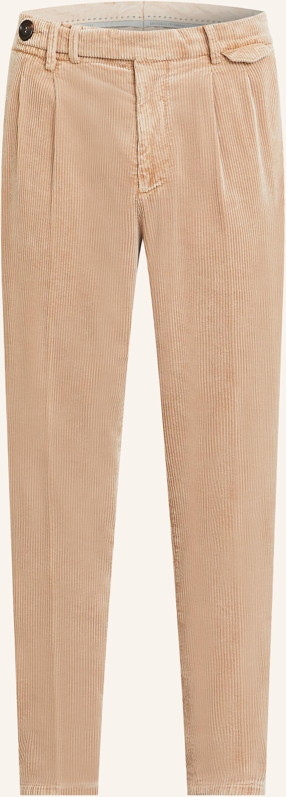 Thumbnail - Brunello Cucinelli Cordhose Leisure Fit beige