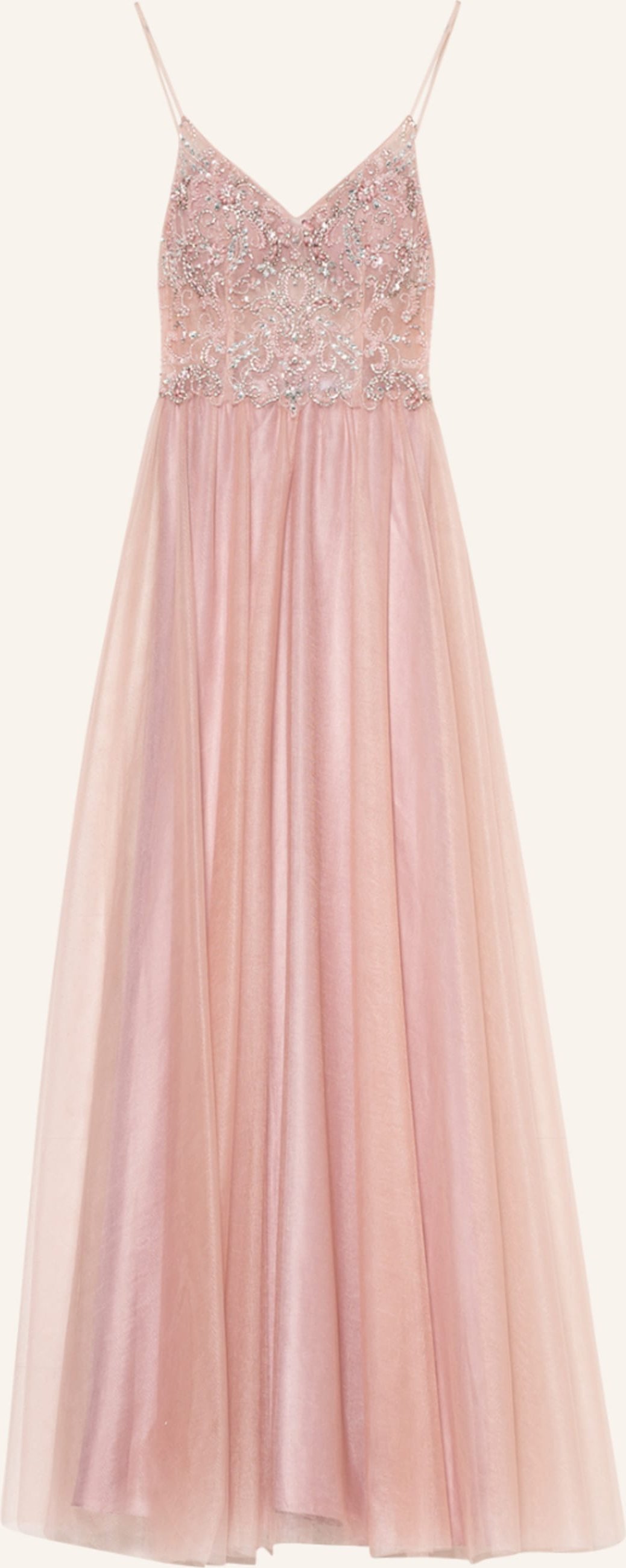 Thumbnail - Unique Abendkleid Mit Pailletten Und Schmucksteinen rosa