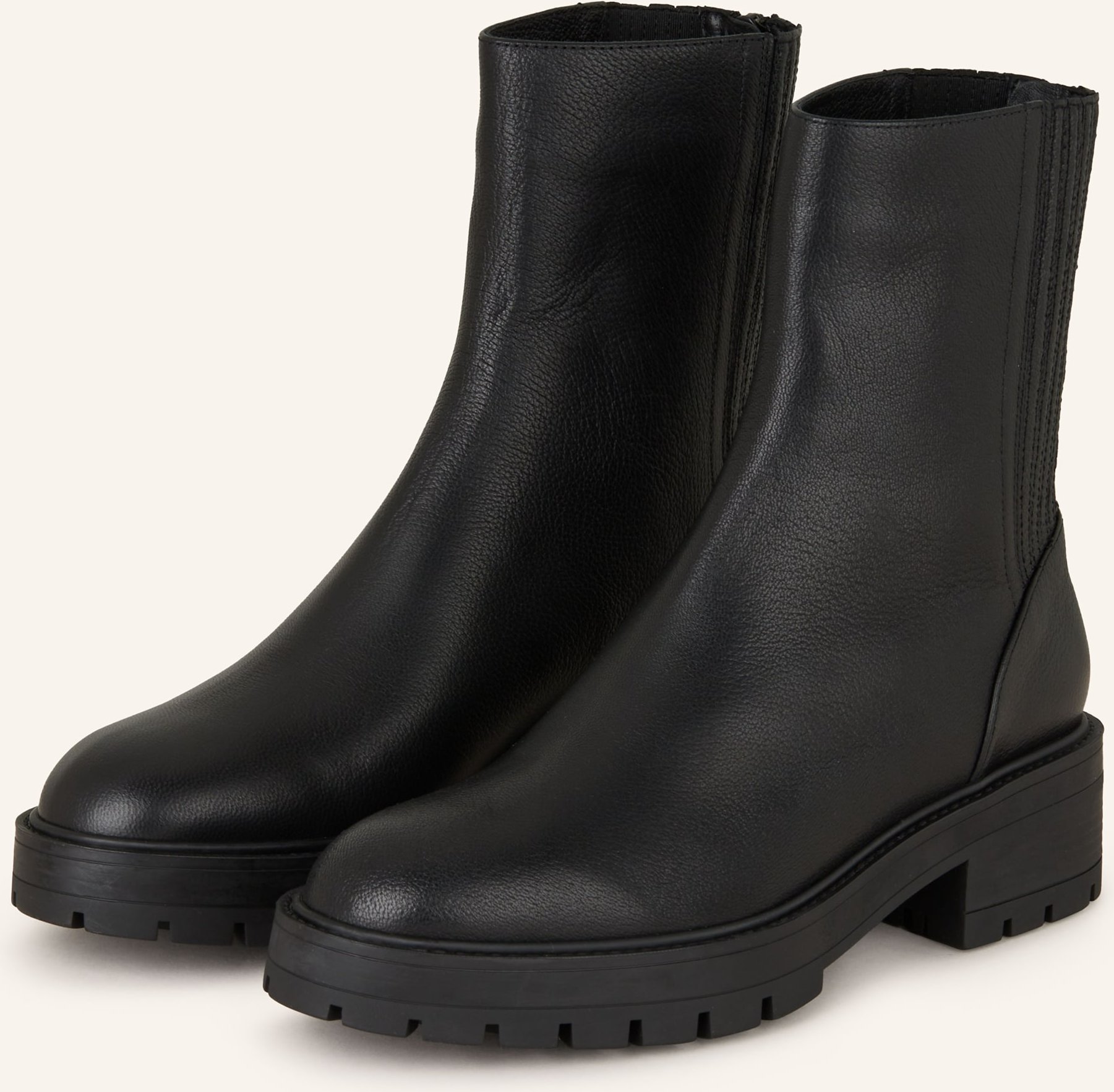 Aquazzura Biker Boots Saint Honor schwarz