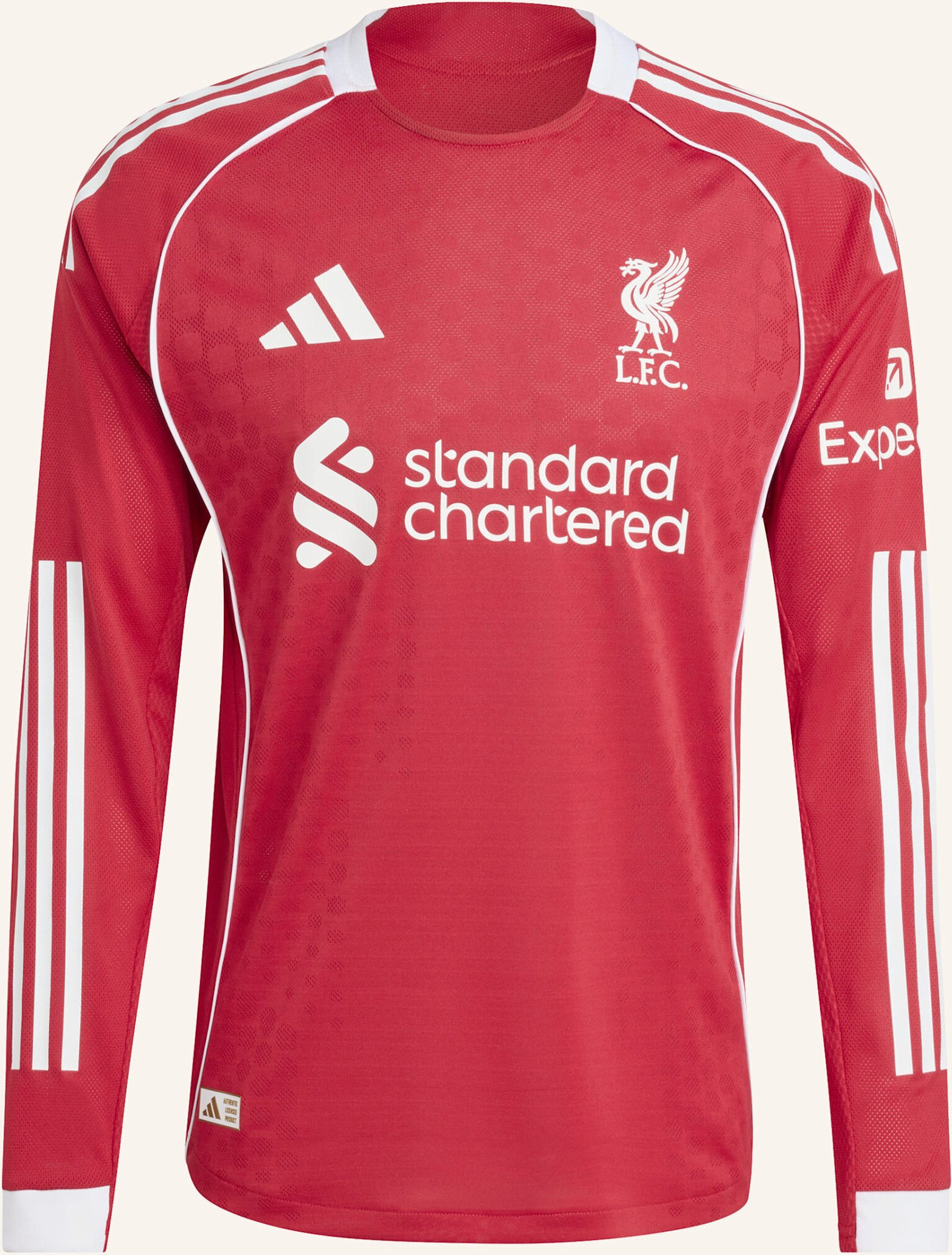 Adidas Fc Liverpool 25/26 Langärmeliges Heimtrikot Authentic rot