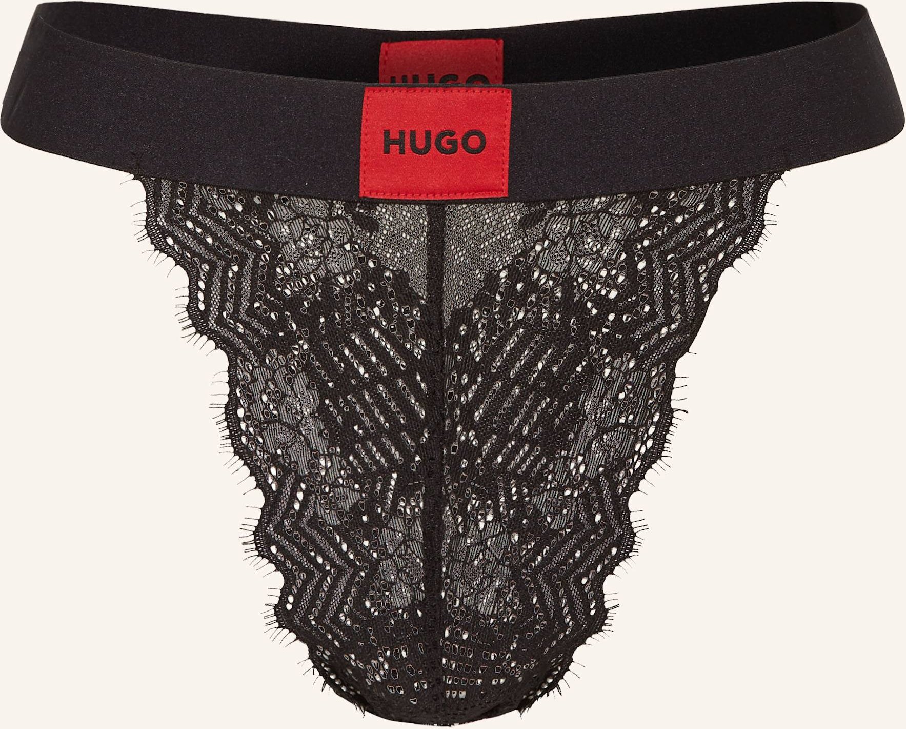 Hugo Slip Lace schwarz