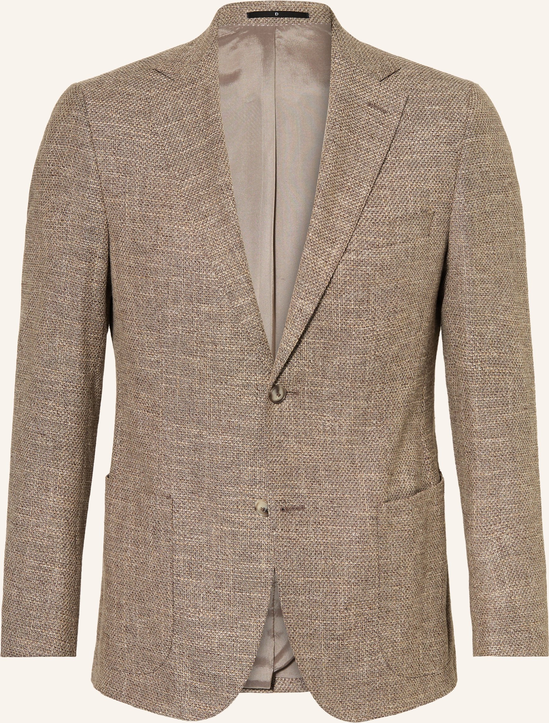 Dressler Tweed-Sakko Regular Fit beige