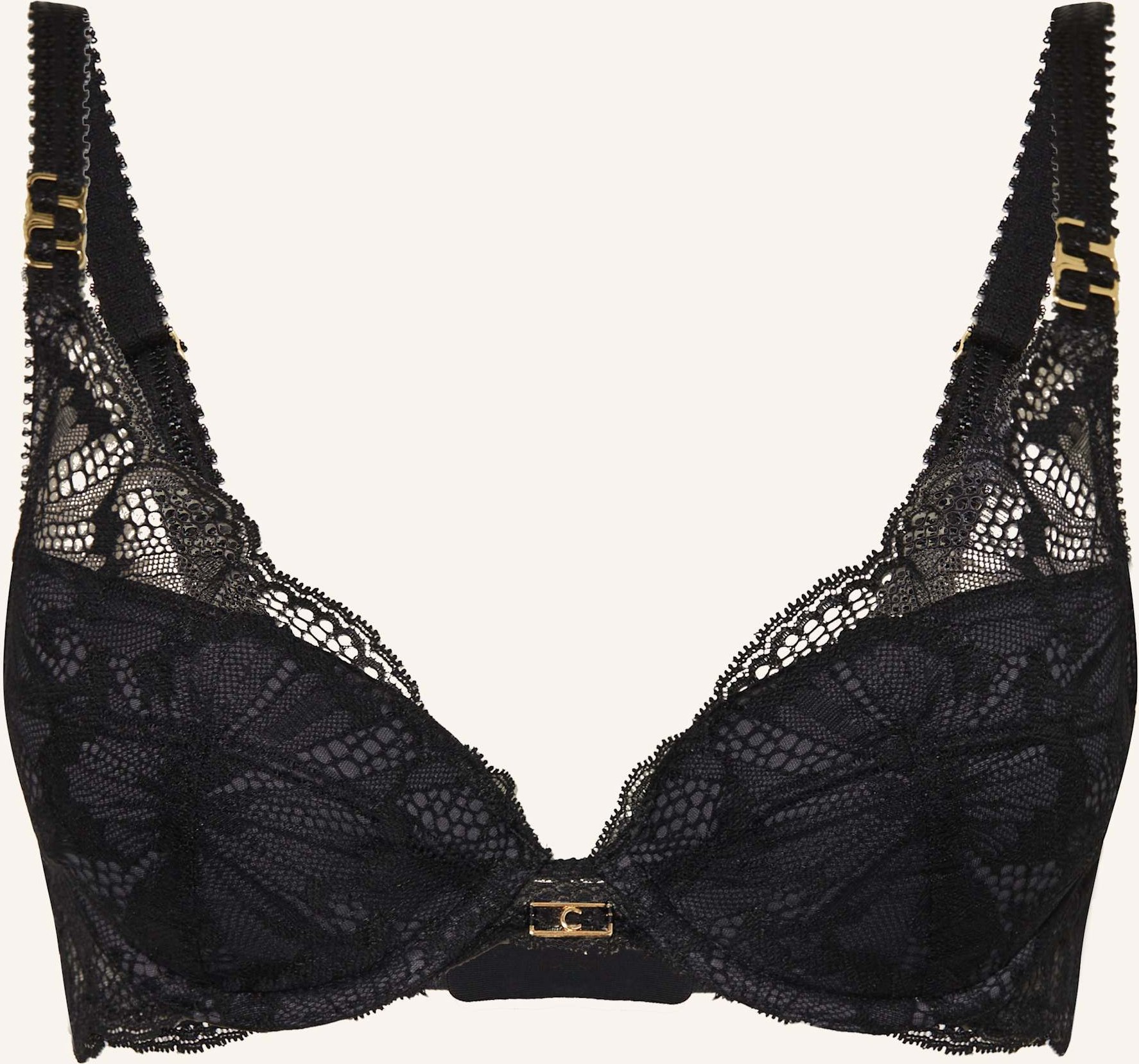 Thumbnail - Chantelle Push-Up-Bh Muse schwarz