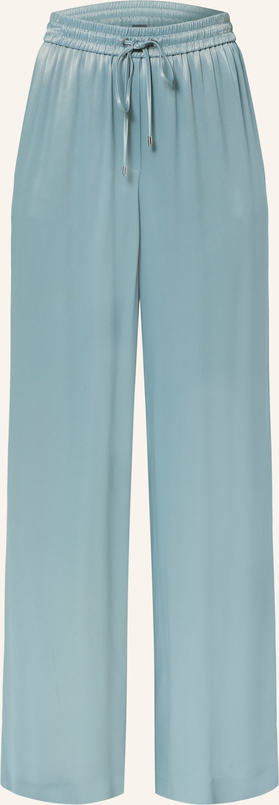 Boss Marlenehose Tavati Aus Satin blau